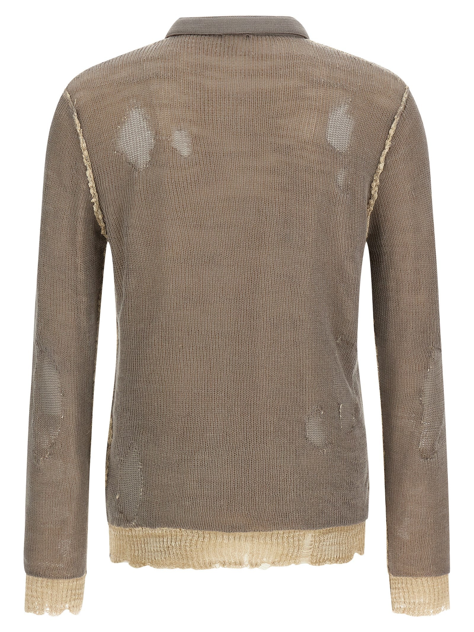 Diesel Grauer Baumwollcardigan
