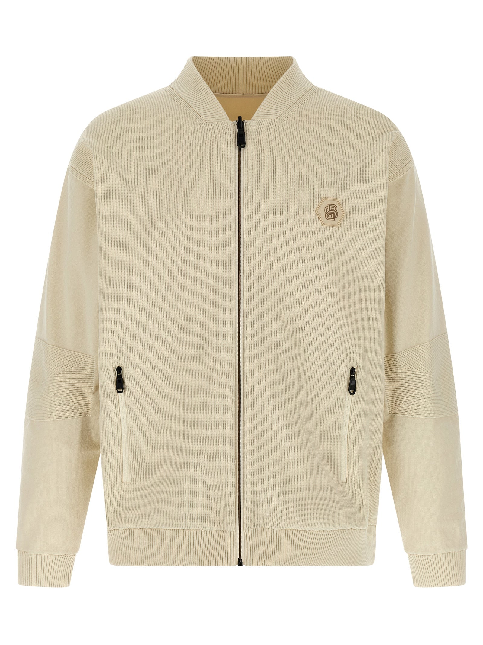 Hugo Boss Beige Polyamid Bomberjacke