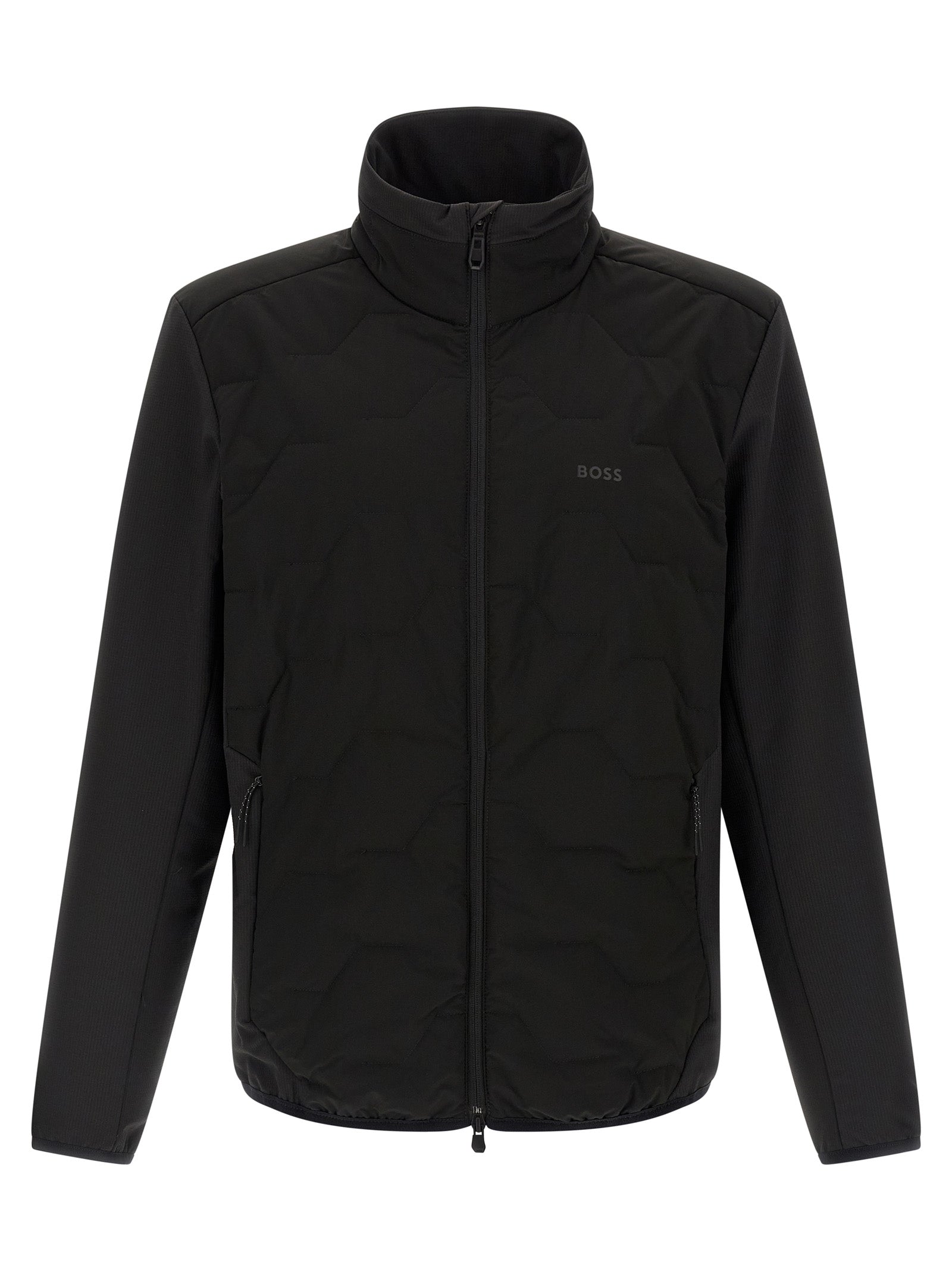 Hugo Boss Schwarze Polyamid-Shell-Jacke