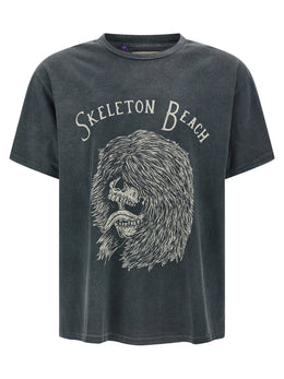 GALLERY DEPT. Schwarzes Baumwoll-T-Shirt