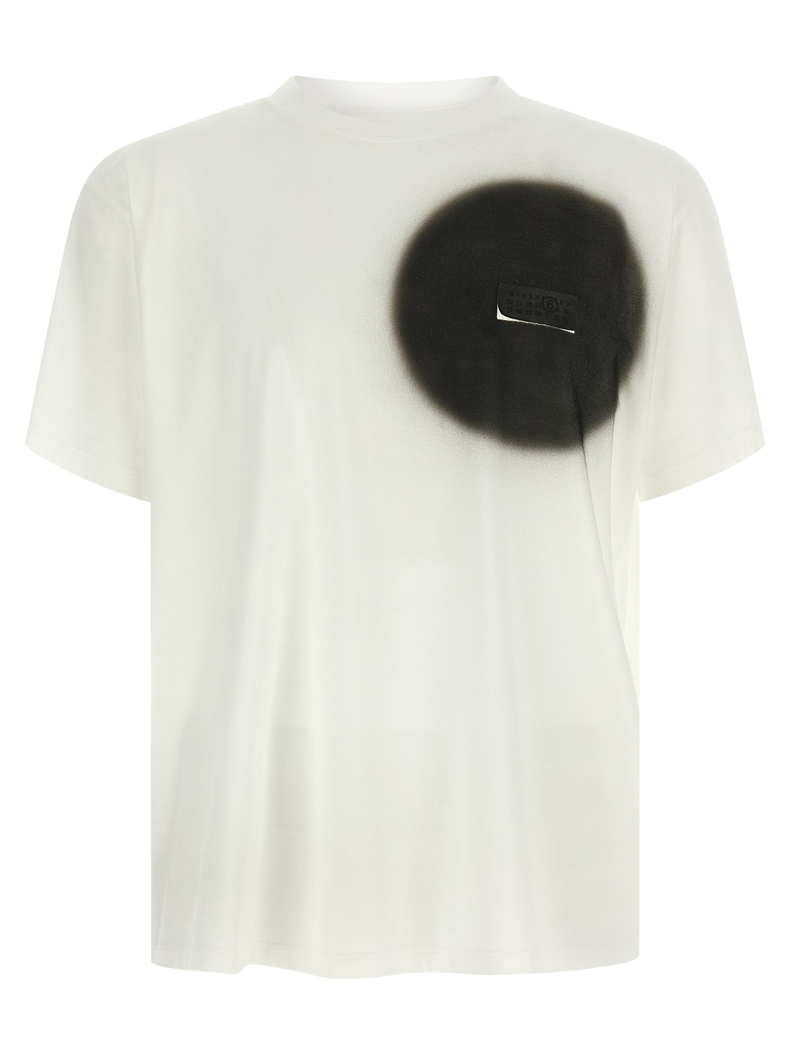 MM6 Maison Margiela Weißes Baumwoll-T-Shirt