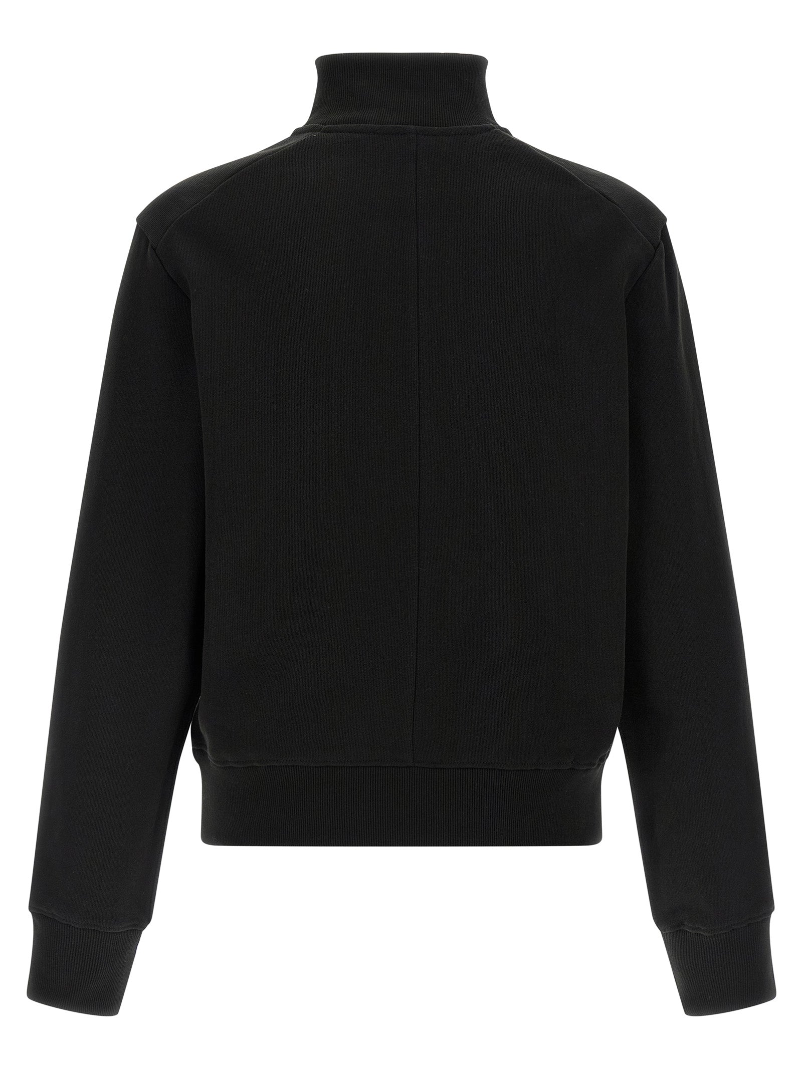 Entire Studios Schwarzer Baumwollcardigan
