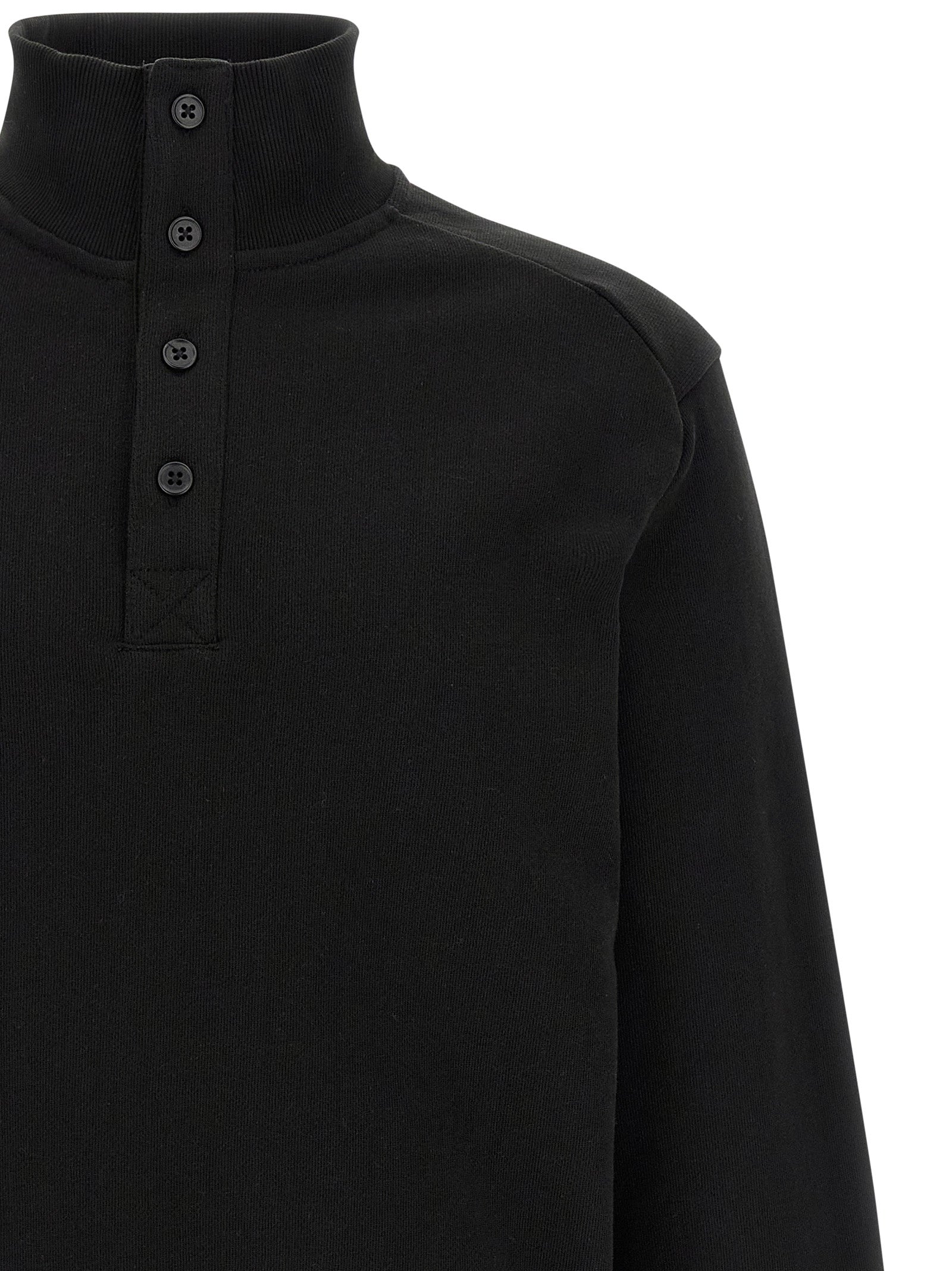 Entire Studios Schwarzer Baumwollcardigan