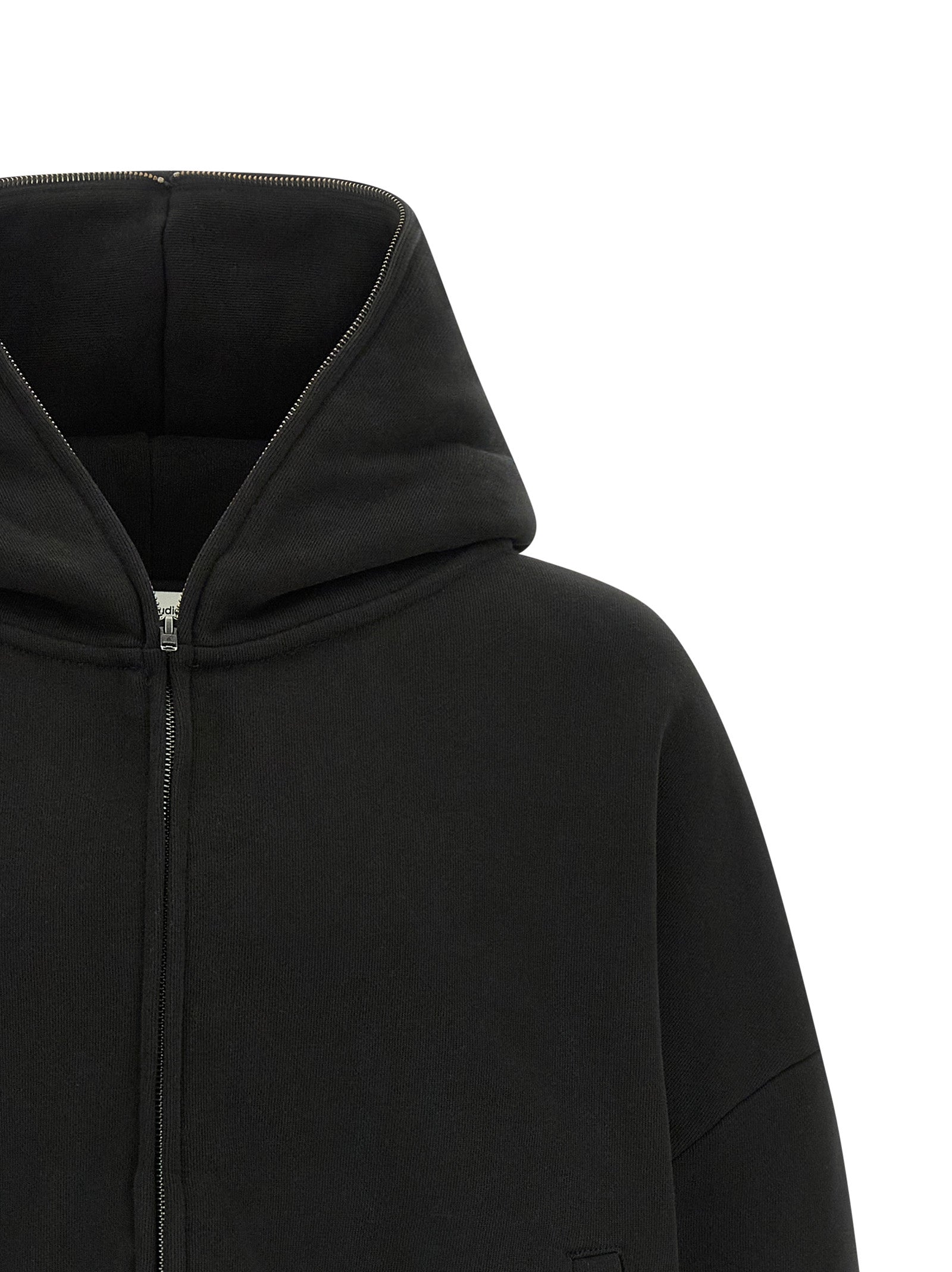 Entire Studios Schwarzer Baumwoll-Sweatshirt