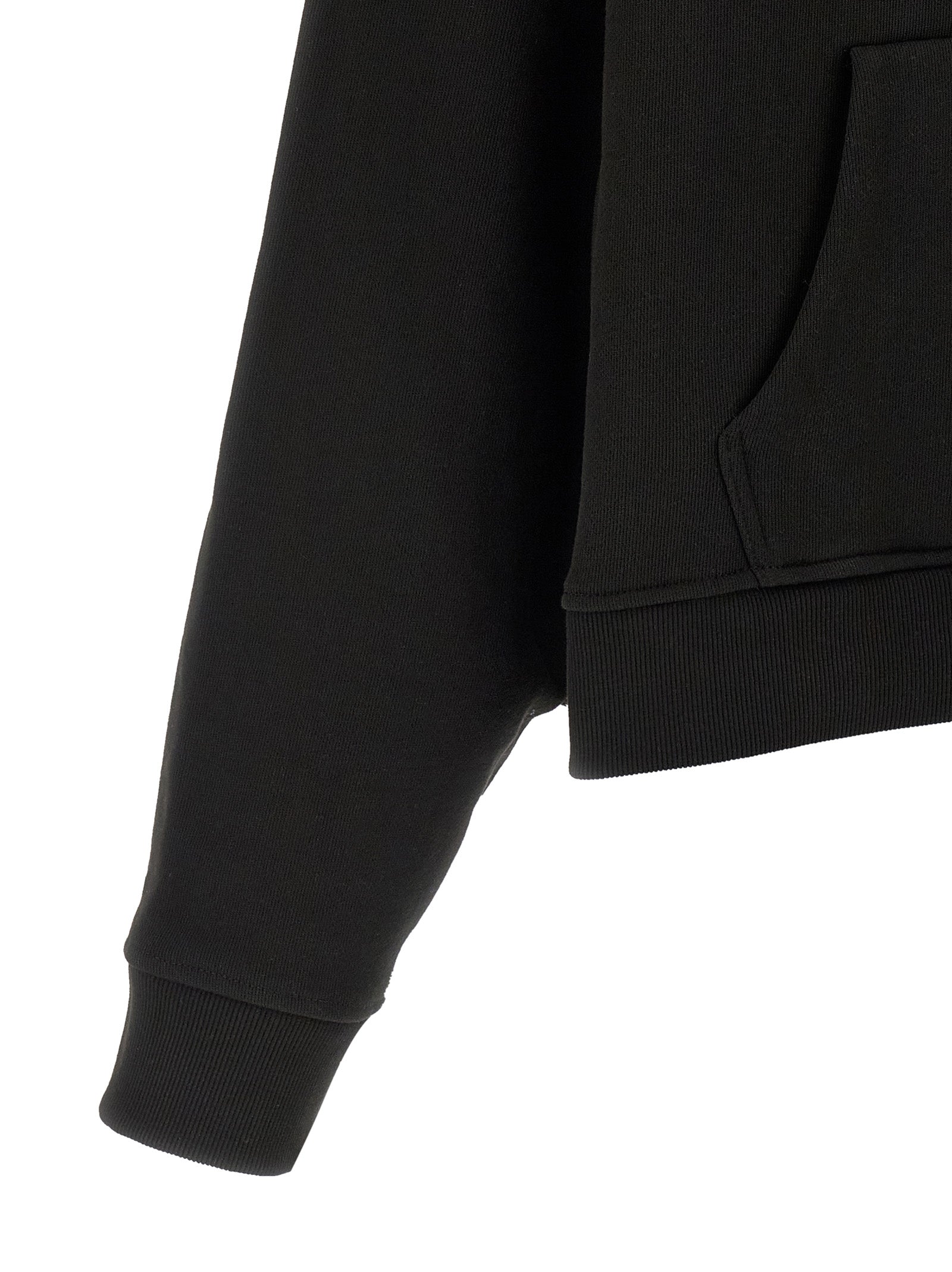 Entire Studios Schwarzer Baumwoll-Sweatshirt
