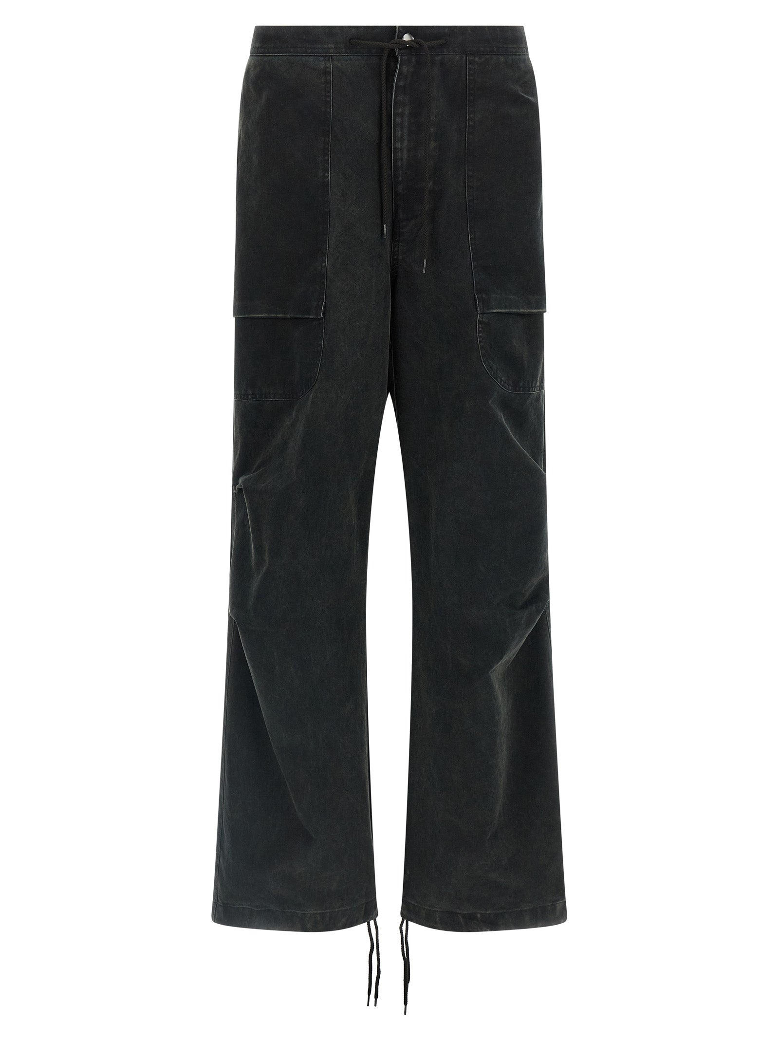 Entire Studios Schwarze Cargo-Hose aus Baumwolle