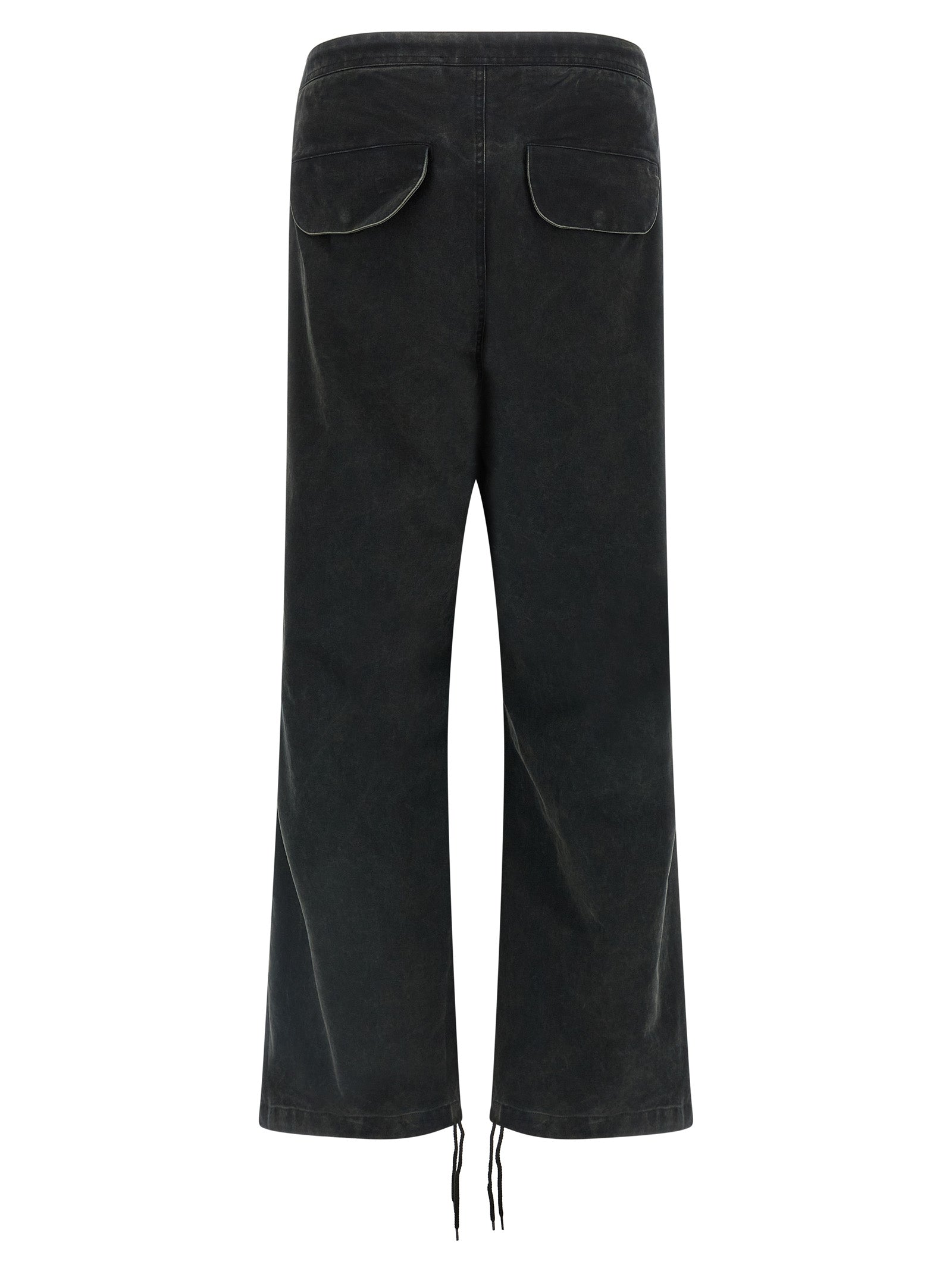 Entire Studios Schwarze Cargo-Hose aus Baumwolle