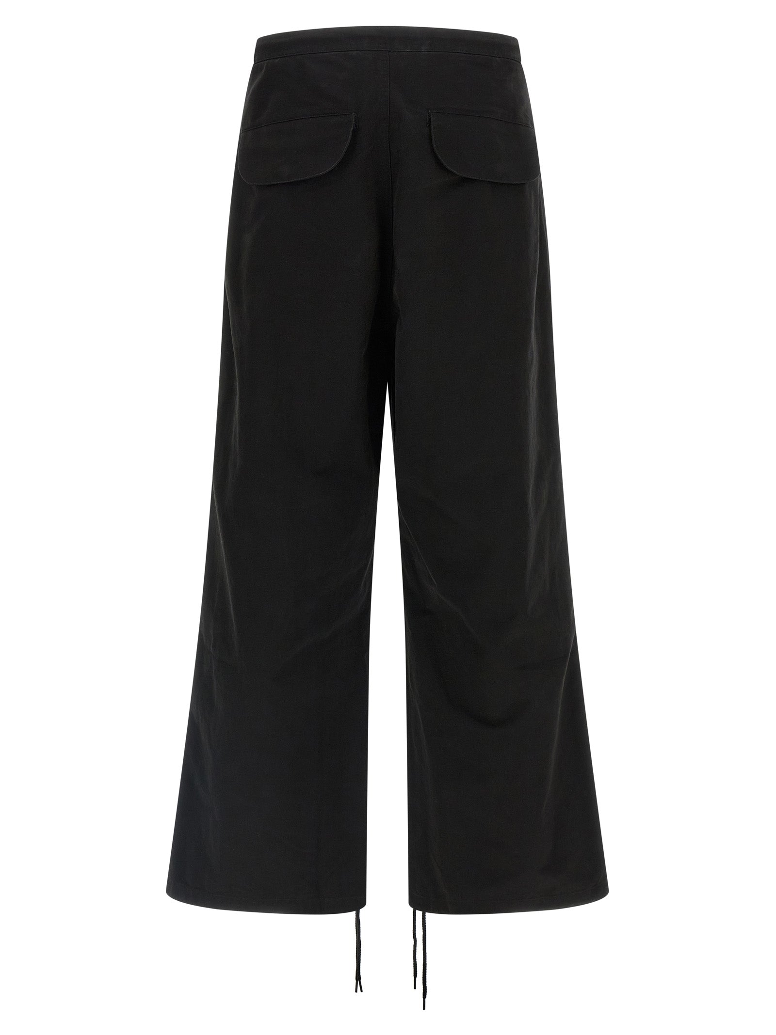 Entire Studios Schwarze Cargo-Hose aus Baumwolle