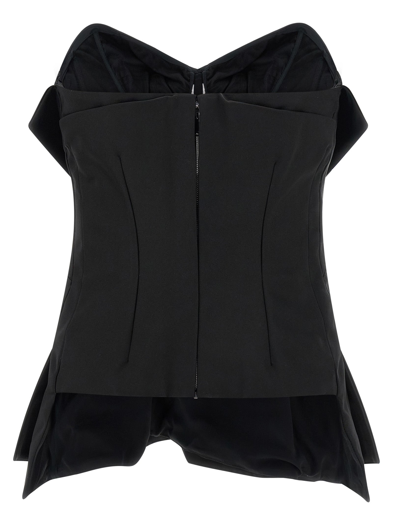 Alexander McQueen Schwarze Tanktops aus Polyester