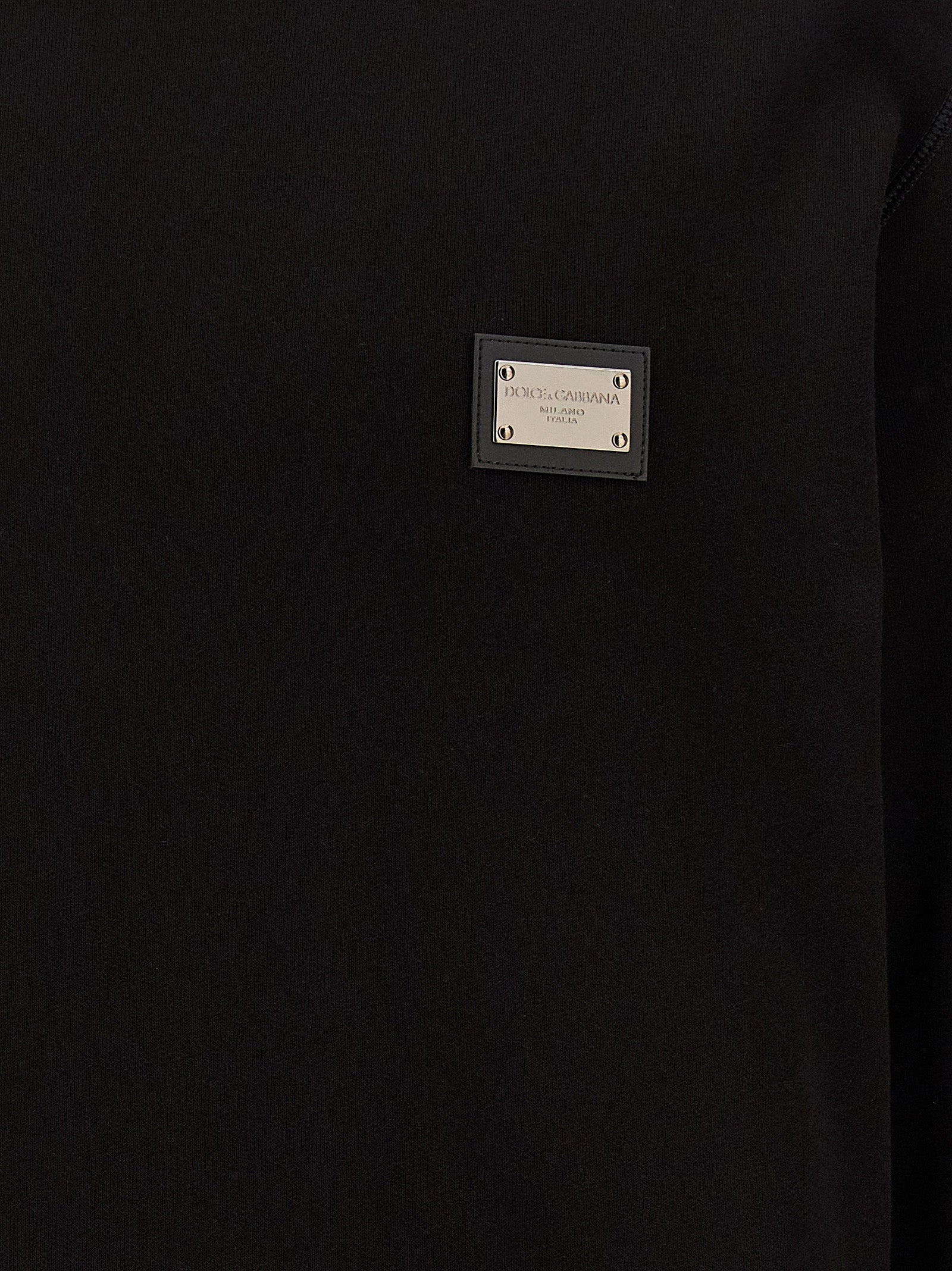 Dolce & Gabbana Schwarzer Baumwoll-Sweatshirt