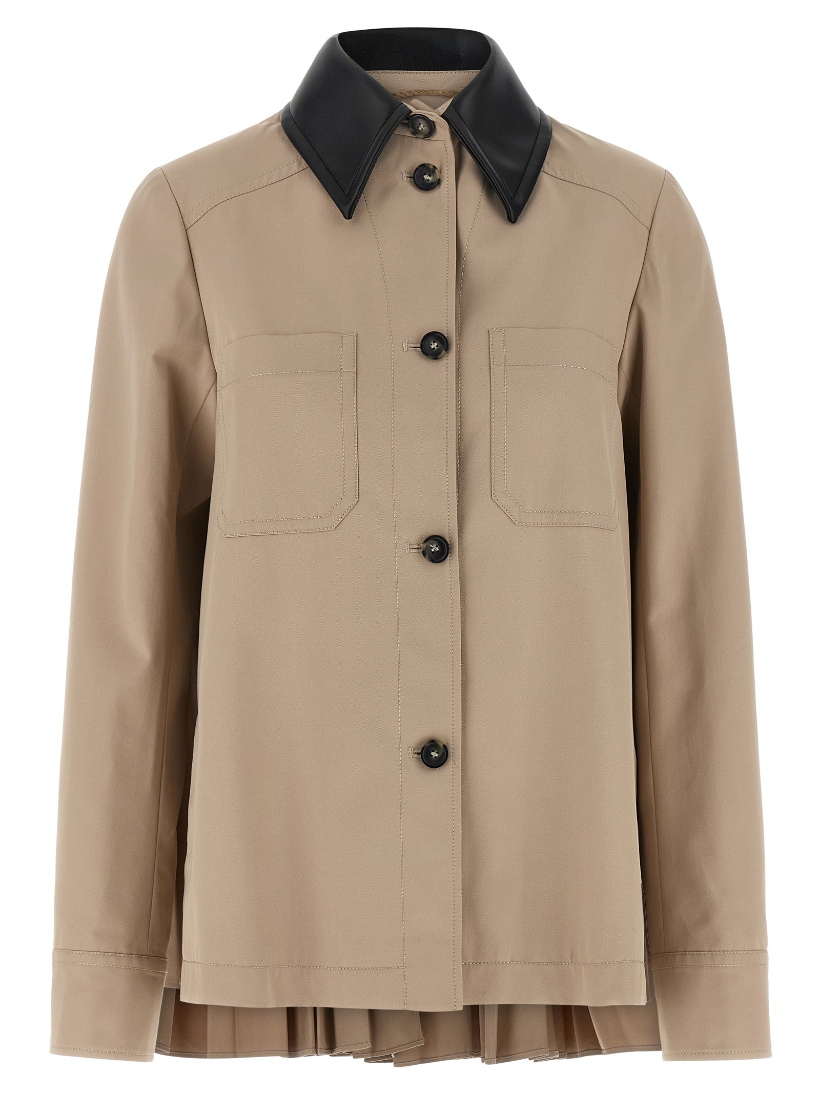 Sportmax Beiger Wollmantel