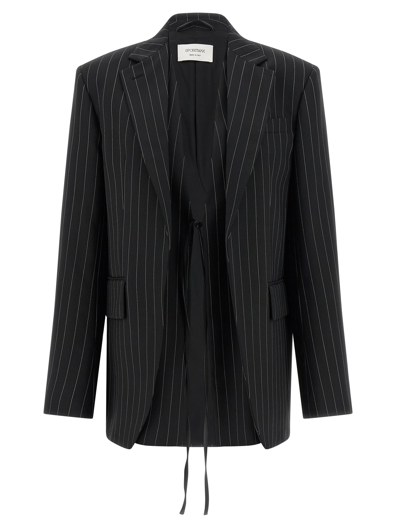 Sportmax Schwarzer Wollblazer