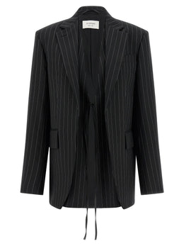 Sportmax Schwarzer Wollblazer