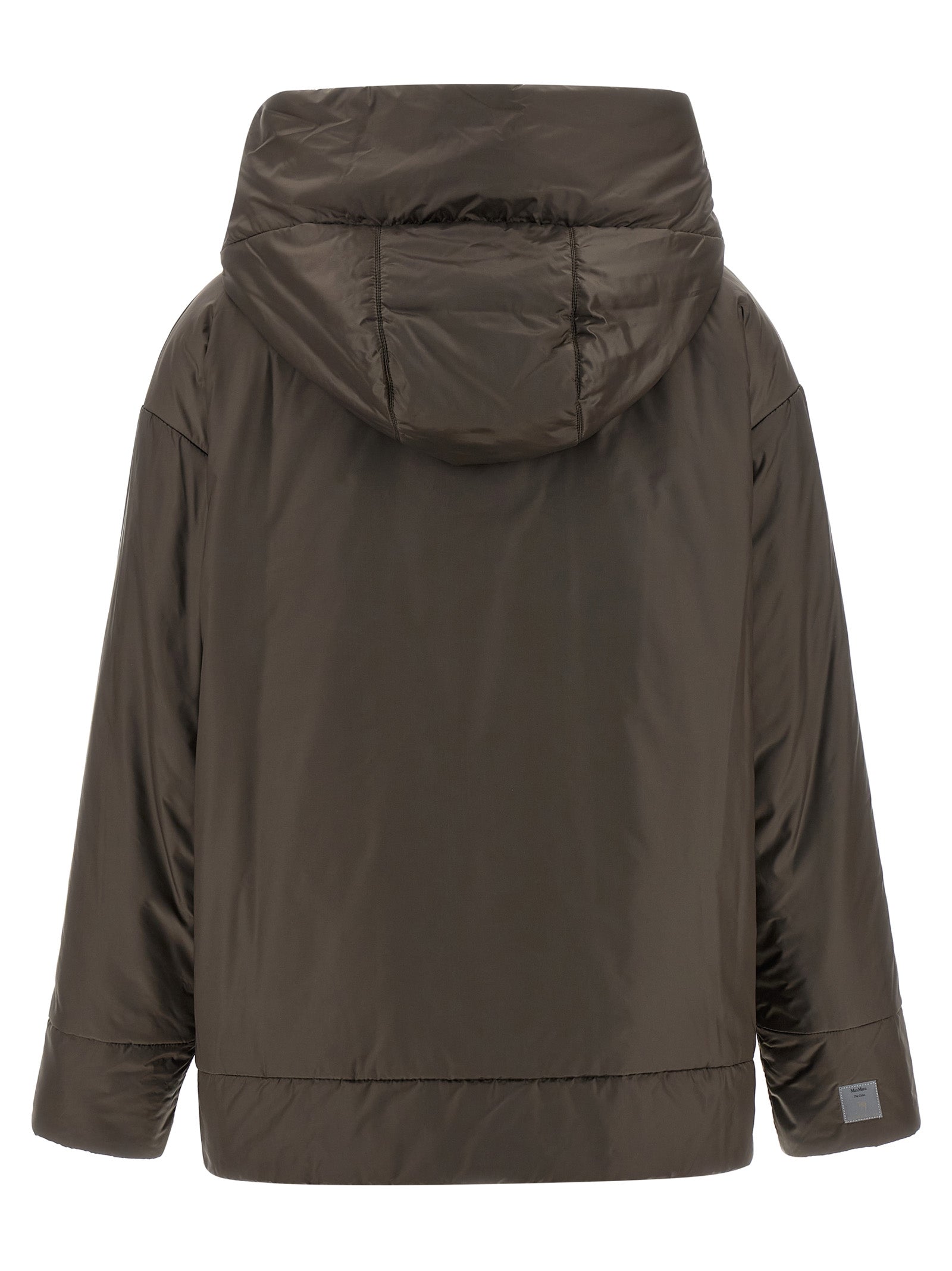 Max Mara Braune Shell-Jacke aus Polyester