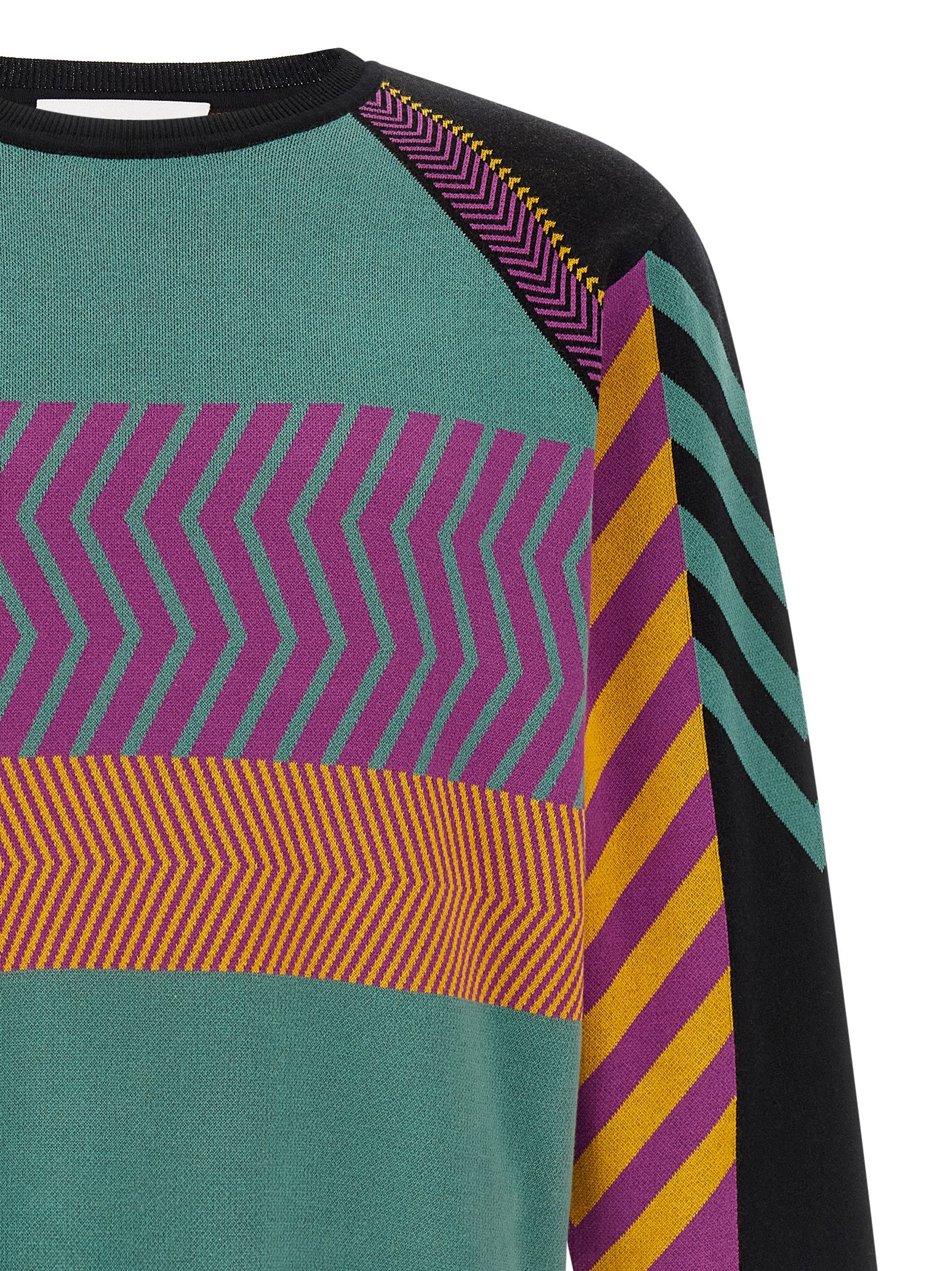Kiko Kostadinov Mehrfarbige Baumwollstrickjacke
