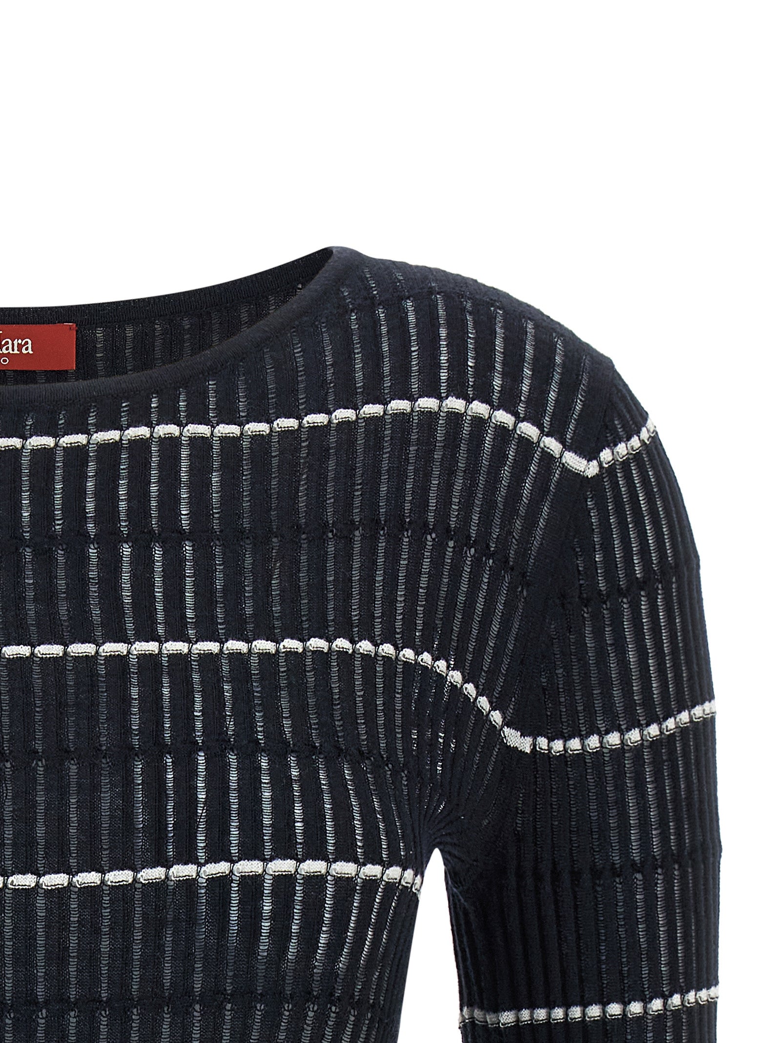 Max Mara Blauer Seiden-Cardigan
