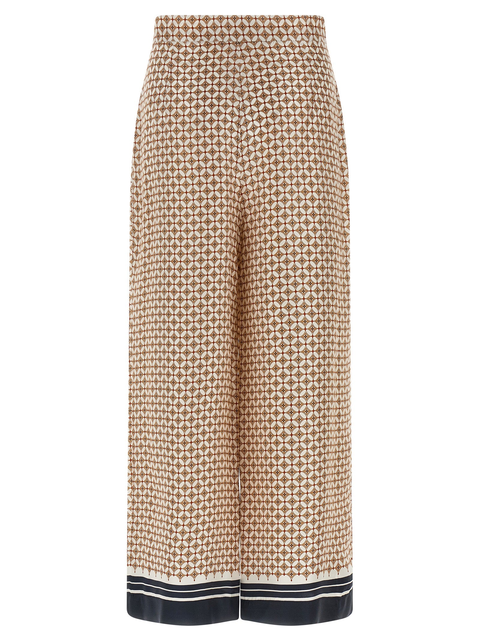 Max Mara Blaue Seidenhose