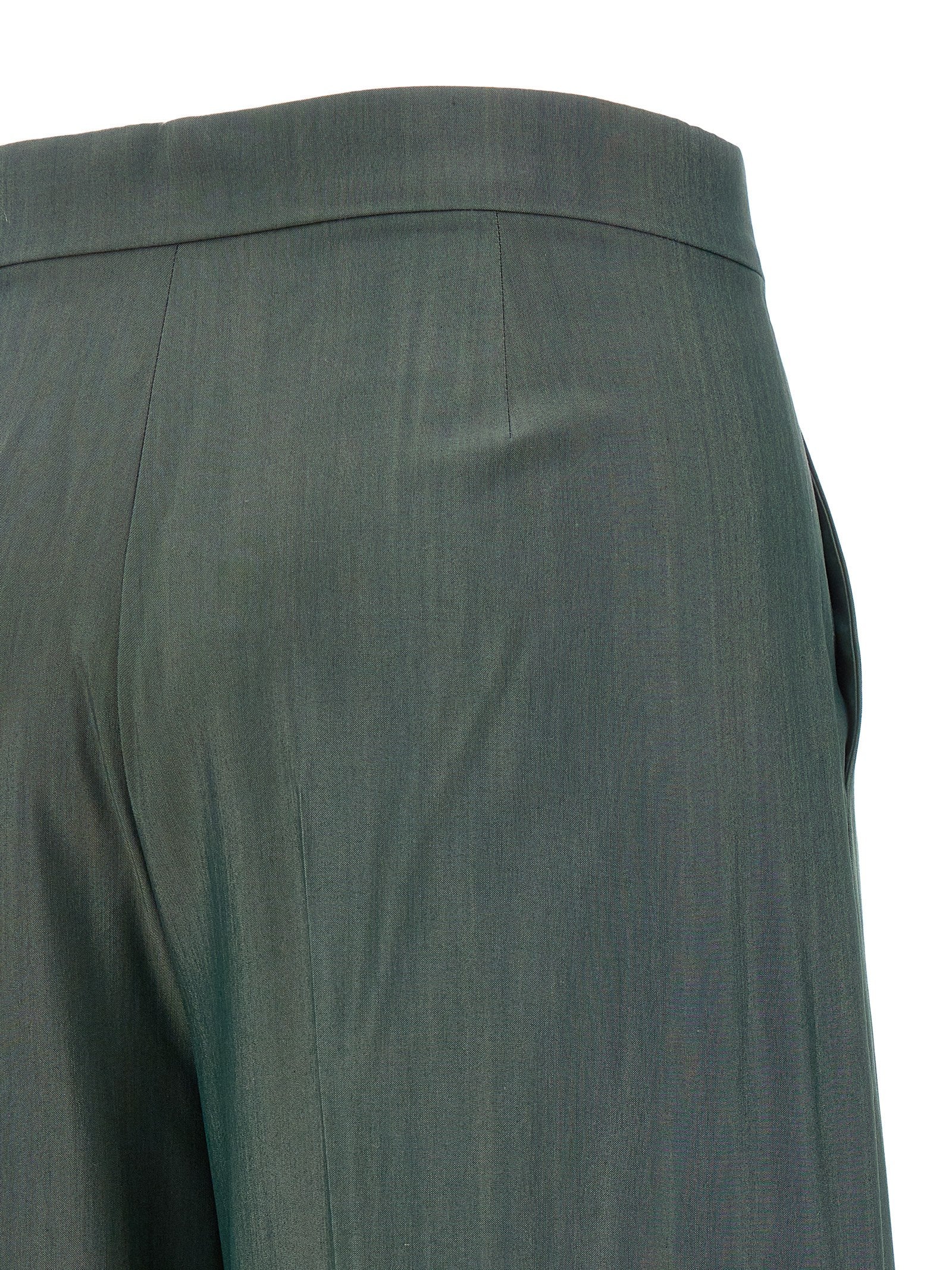 Max Mara Zweifarbige Hose aus reiner Schurwolle