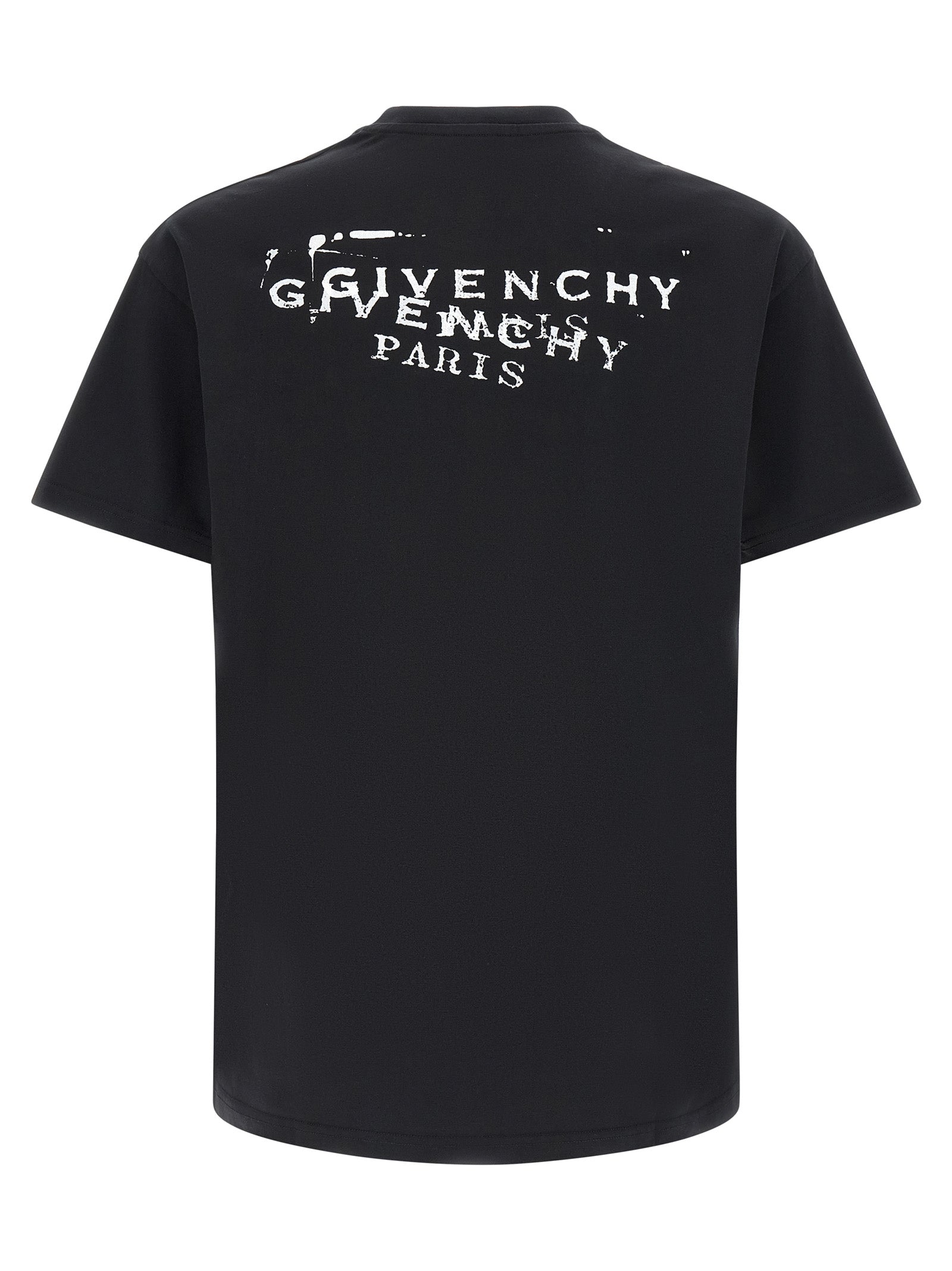 Givenchy Schwarzes Baumwoll-T-Shirt