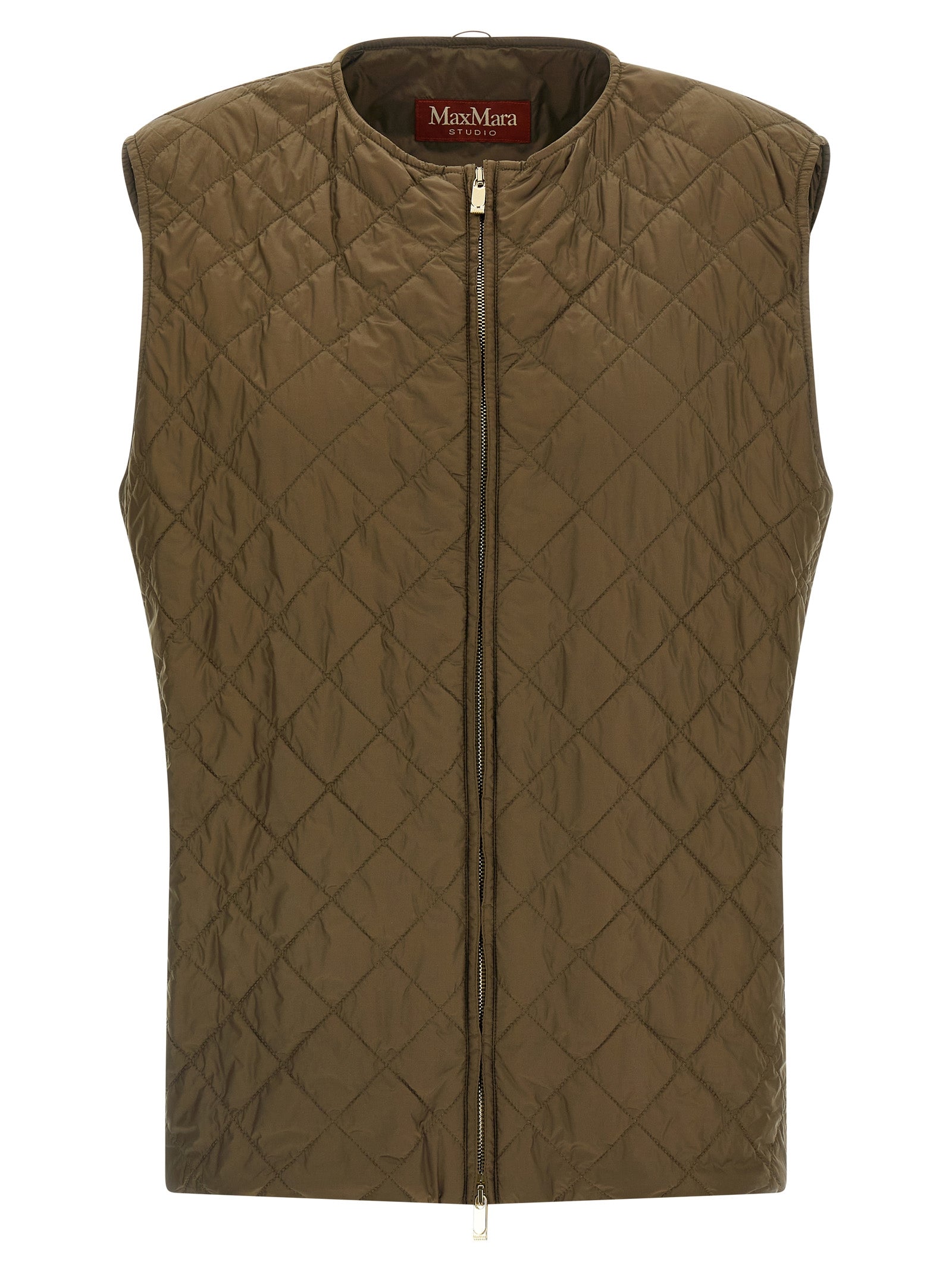 Max Mara Zweifarbiger Mantel aus Schurwolle