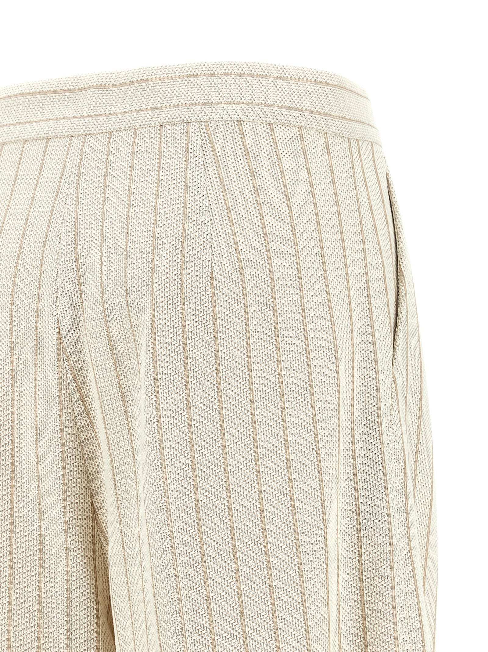 Max Mara Weiße Baumwollhose im Casual-Look