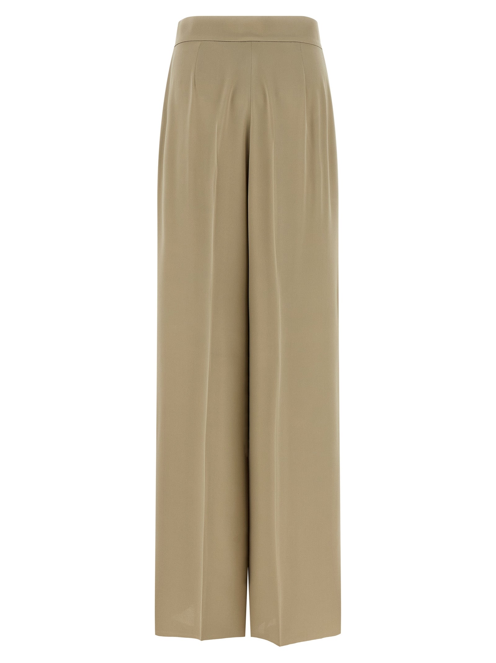 Max Mara Beige Seiden-Anzughose