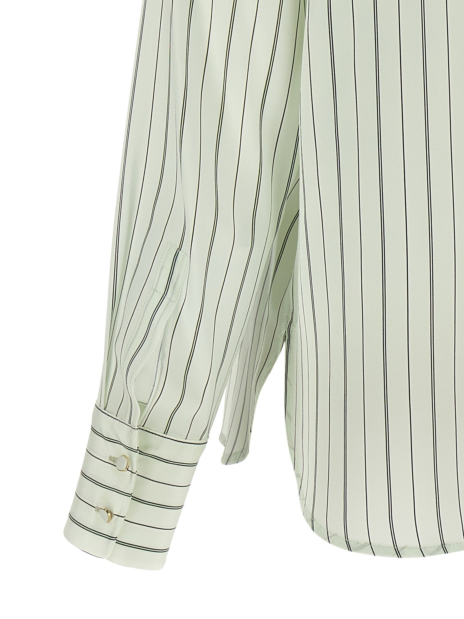 Max Mara Zweifarbige Seidenbluse