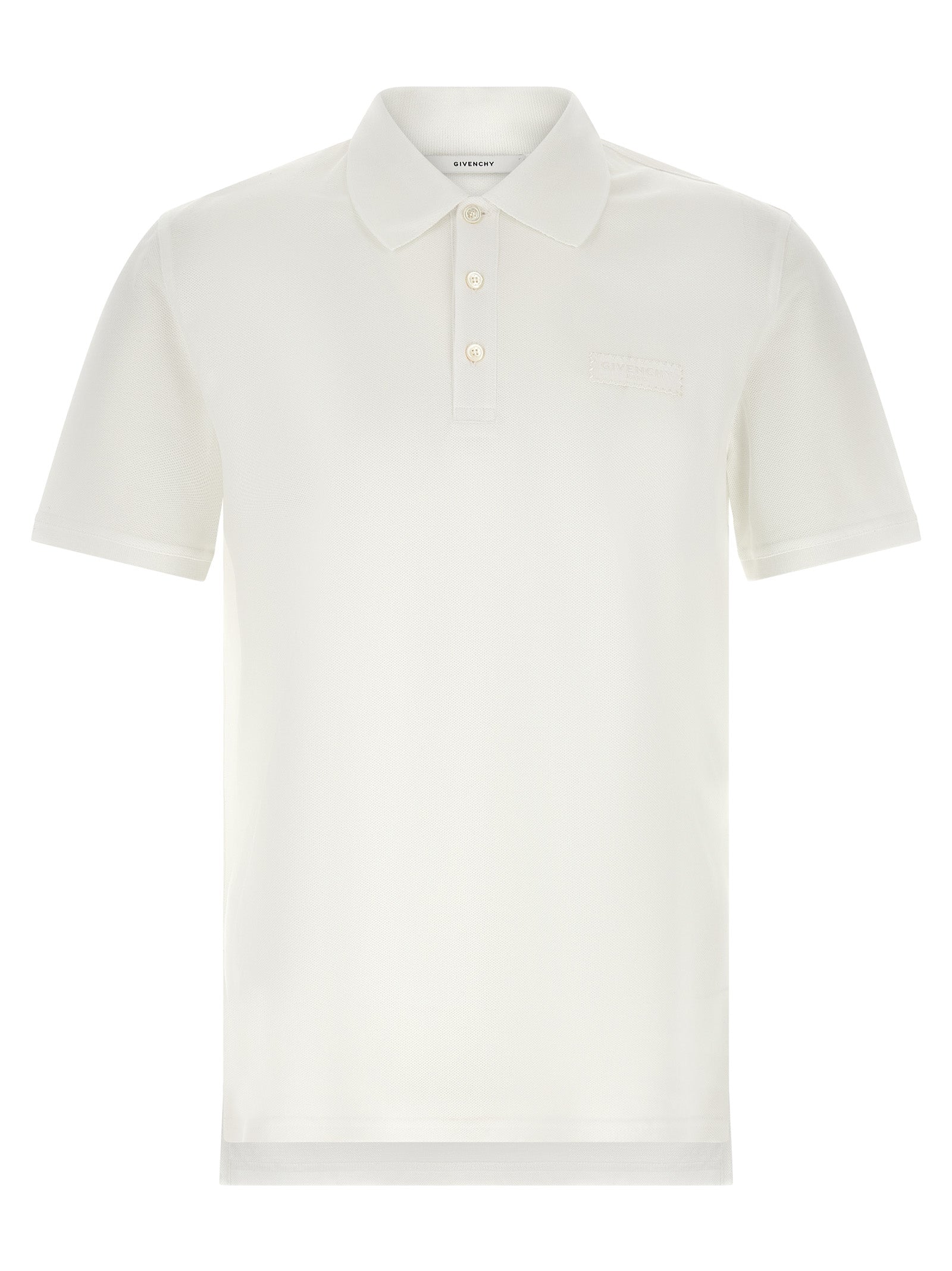 Givenchy Weißes Poloshirt aus Baumwolle