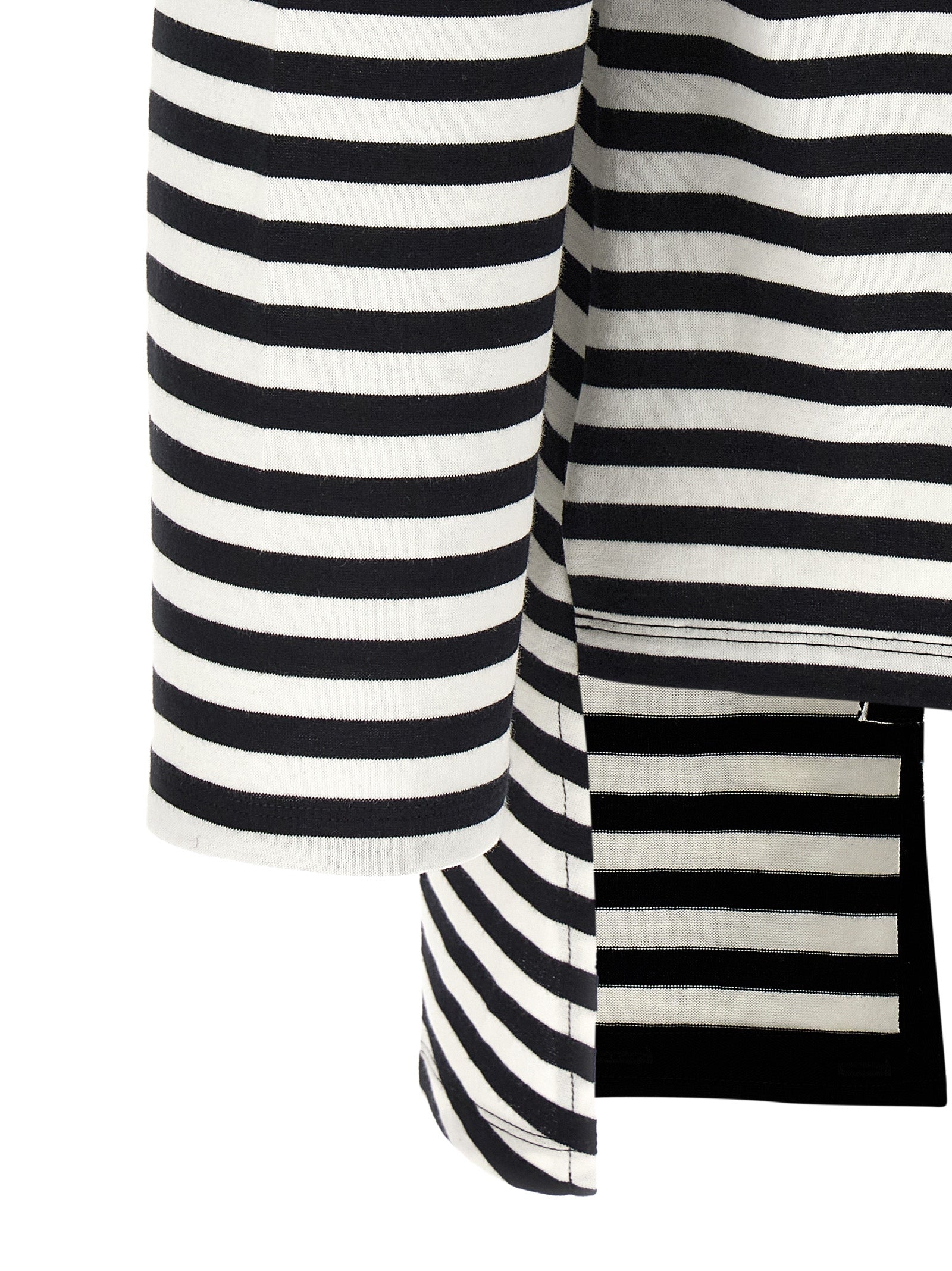 Yohji Yamamoto Baumwoll-Cardigan in Zweifarbenoptik