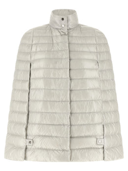 Herno Graue Polyamid-Jacke in voller Länge