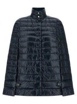 Herno Blauer Mantel aus Polyamid