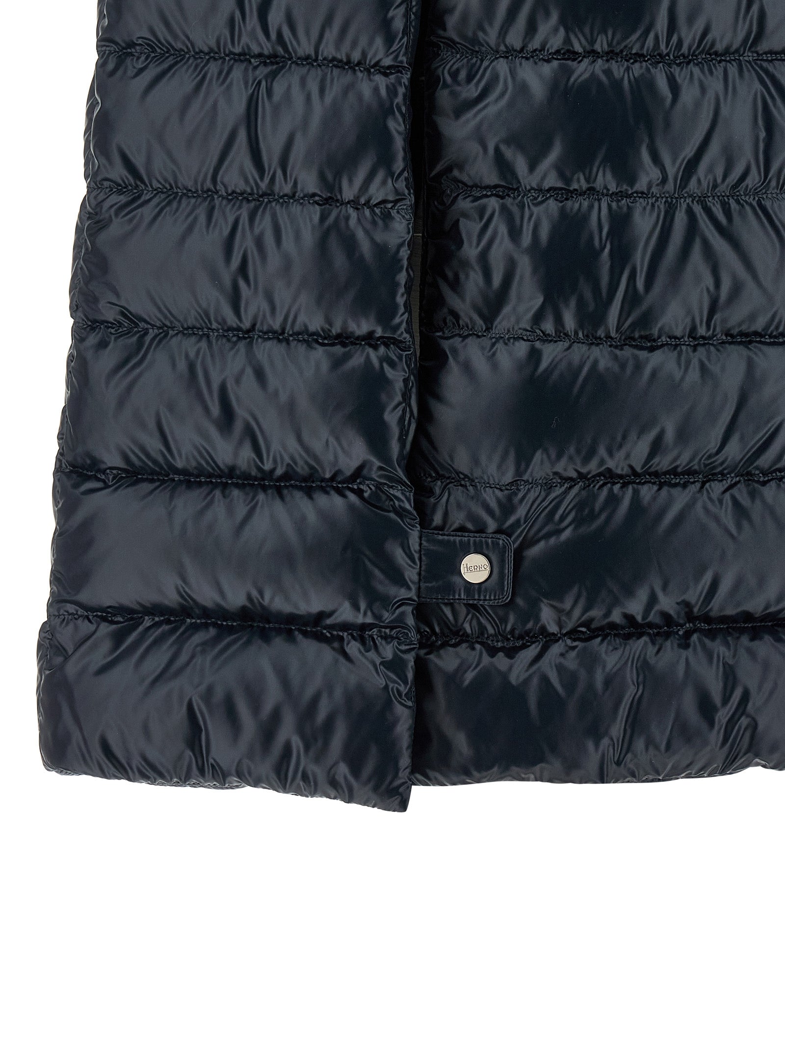 Herno Blauer Mantel aus Polyamid