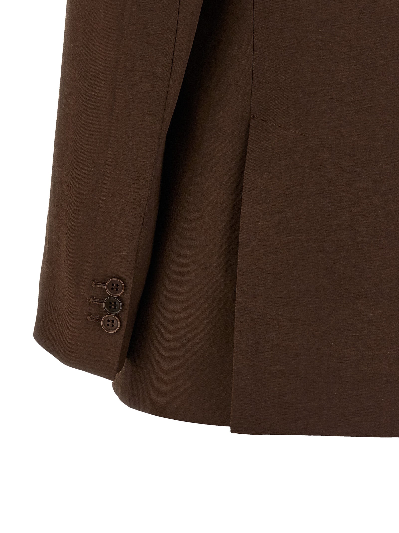 P.A.R.O.S.H. Brauner Viskose-Blazer