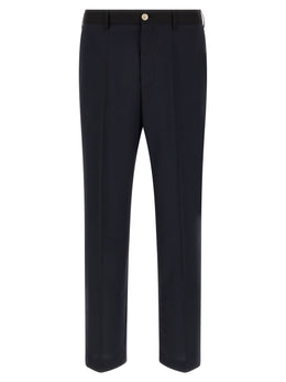 Marni Blaue Hose aus reiner Schurwolle