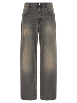 SÉFR Schwarze Baumwolljeans Denim