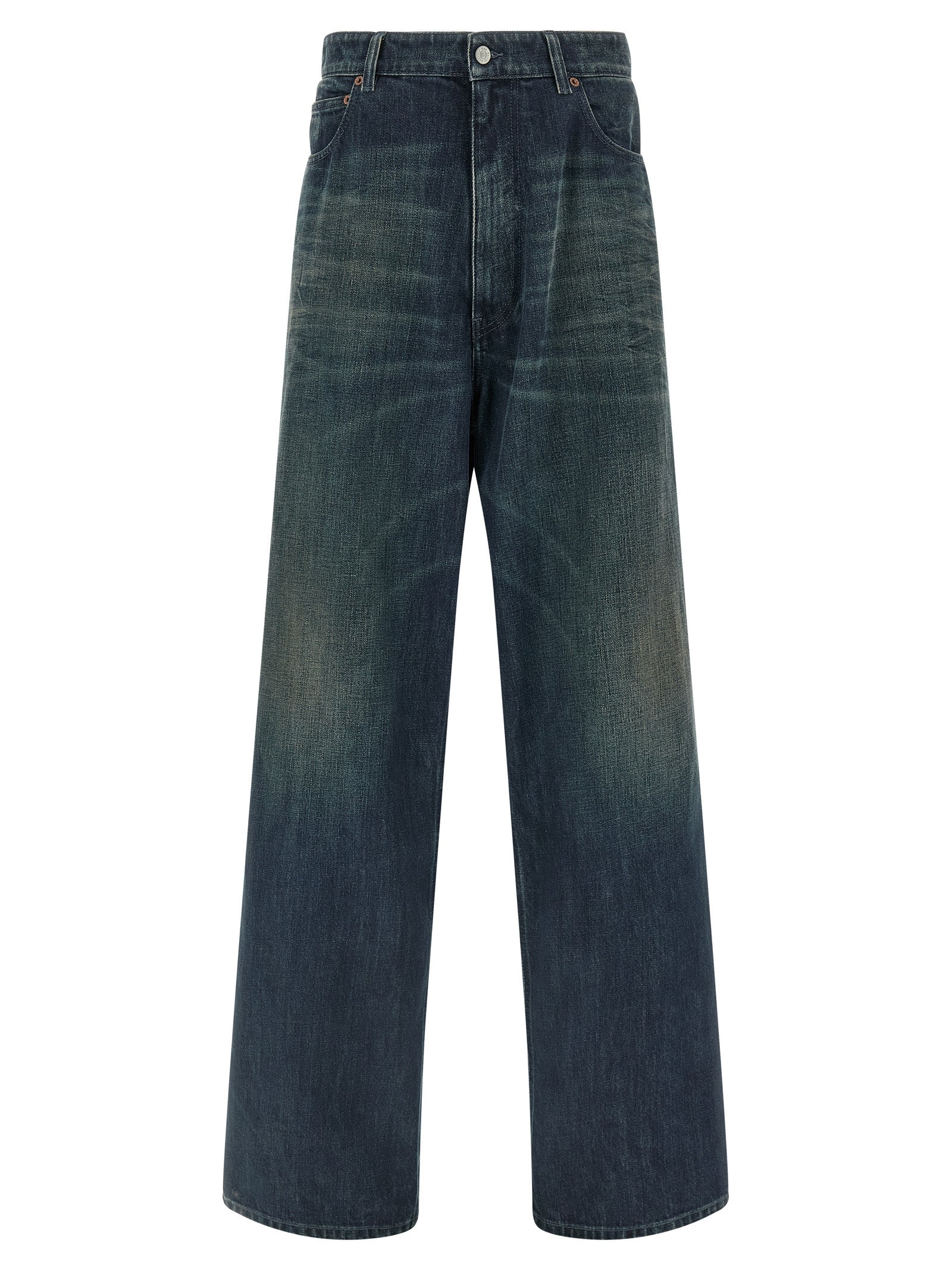 MM6 Maison Margiela Blaue Baumwolljeans Denim