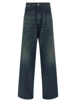 MM6 Maison Margiela Blaue Baumwolljeans Denim