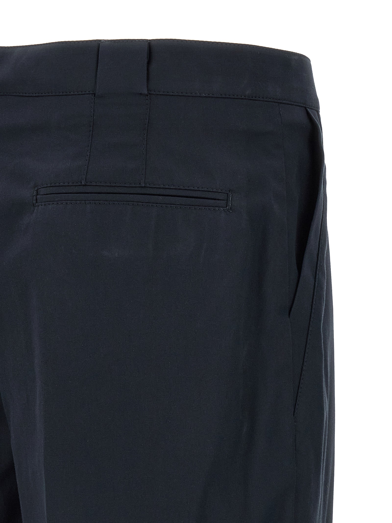 Brunello Cucinelli Blaue Baumwoll-Chino-Hose