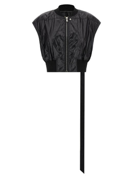 DRKSHDW Schwarze ärmellose Nylon-Jacke