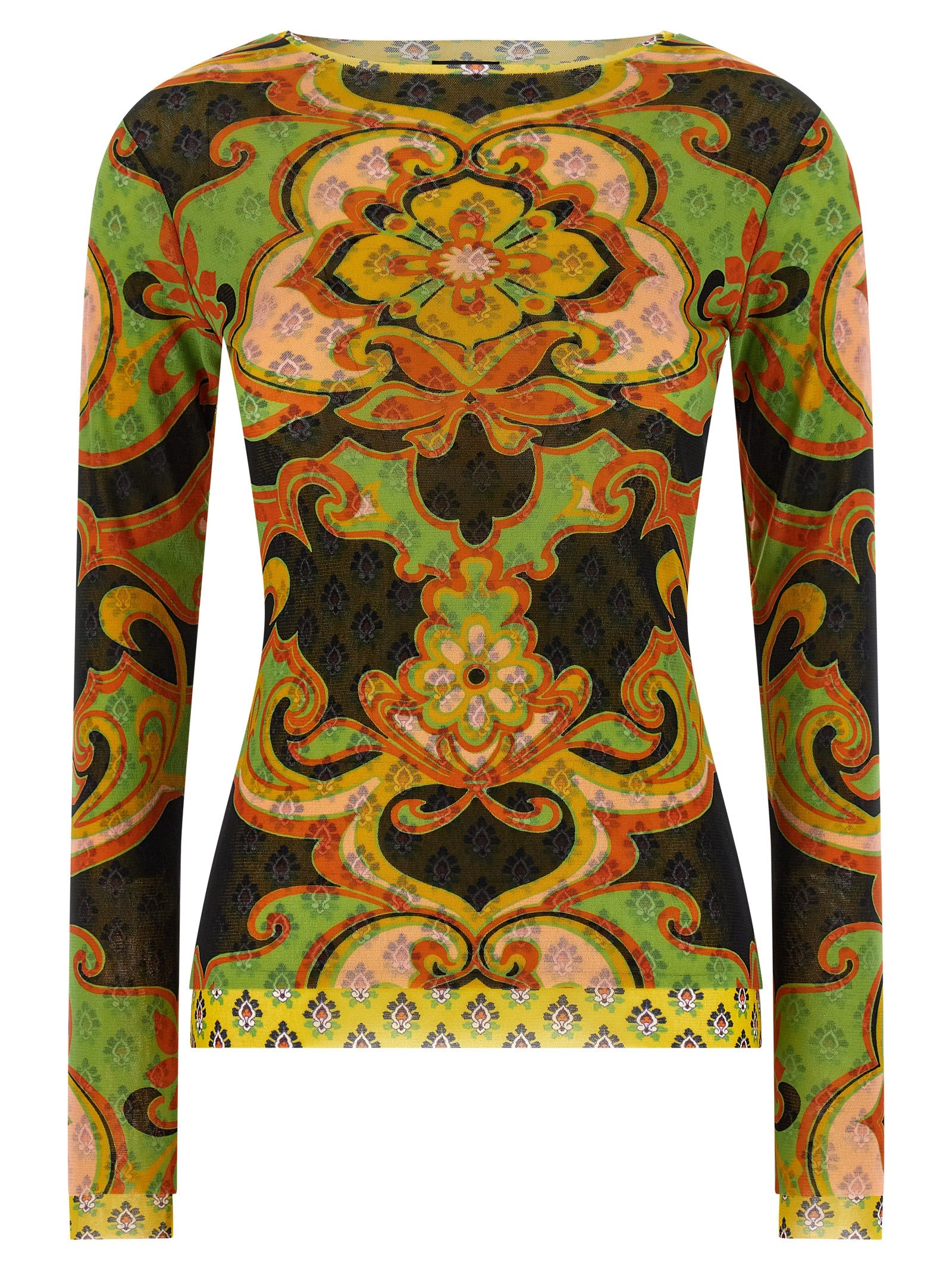 Etro Mehrfarbige Strickjacke aus Polyamid