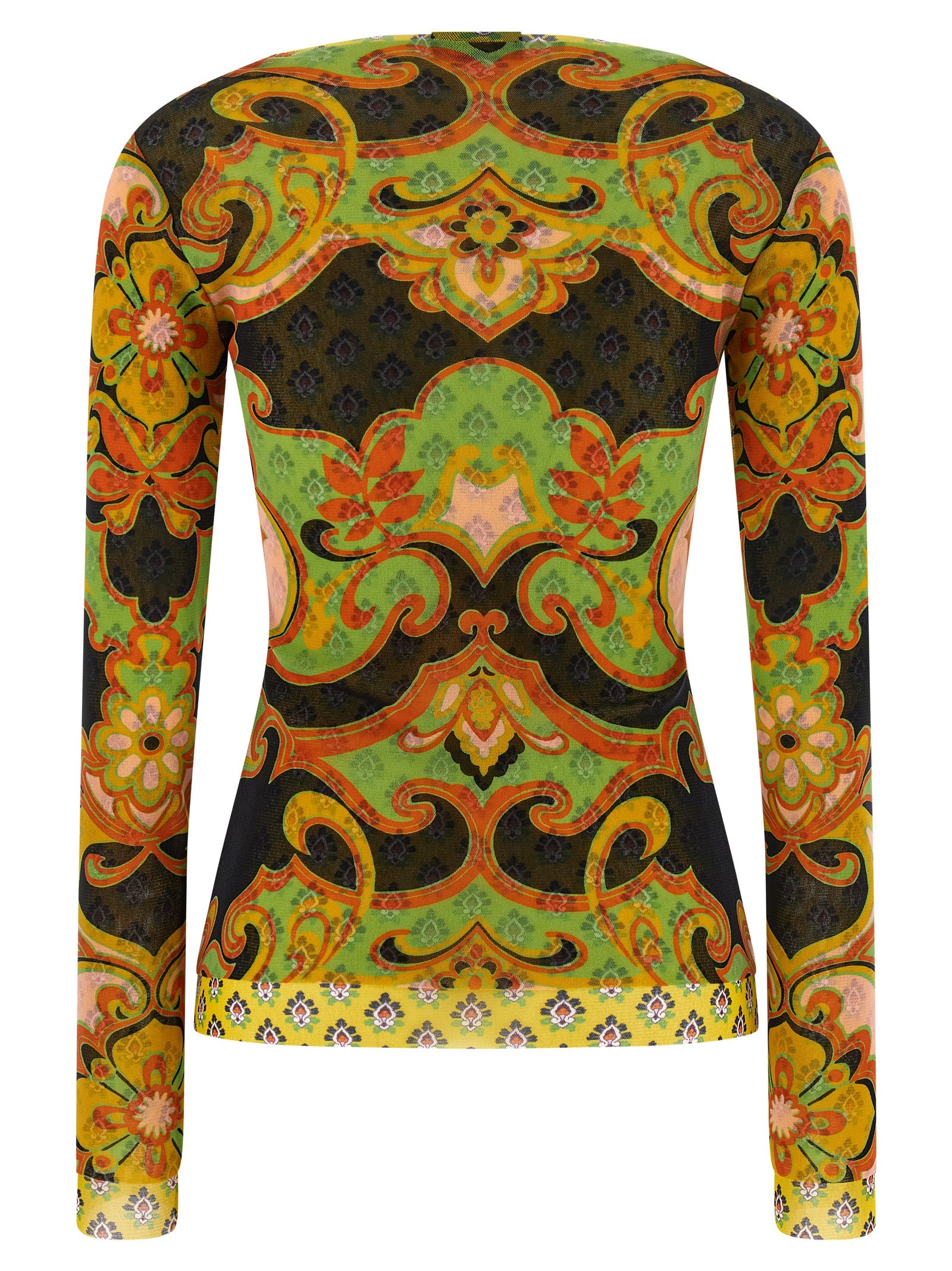 Etro Mehrfarbige Strickjacke aus Polyamid