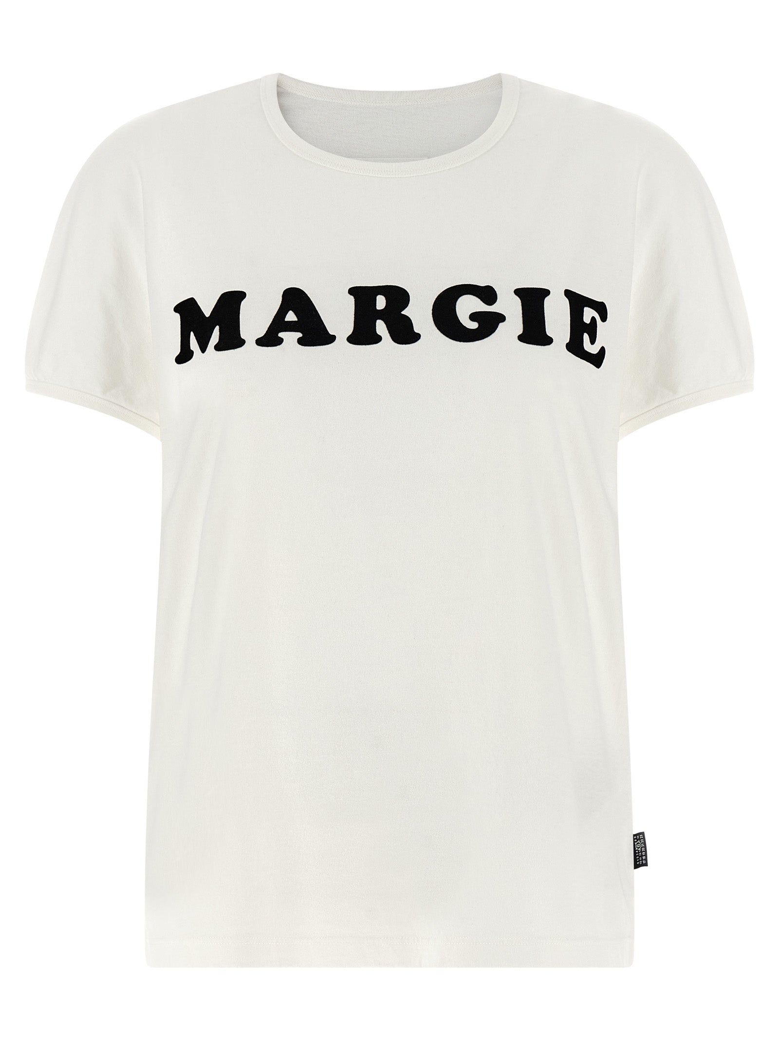 MM6 Maison Margiela Weißes Baumwoll-T-Shirt
