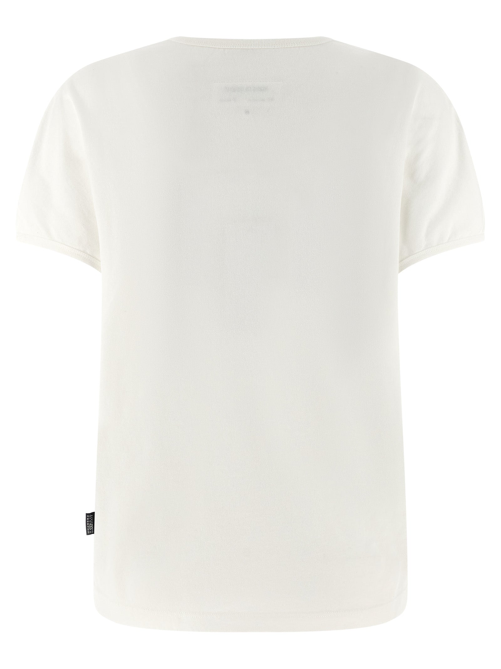 MM6 Maison Margiela Weißes Baumwoll-T-Shirt