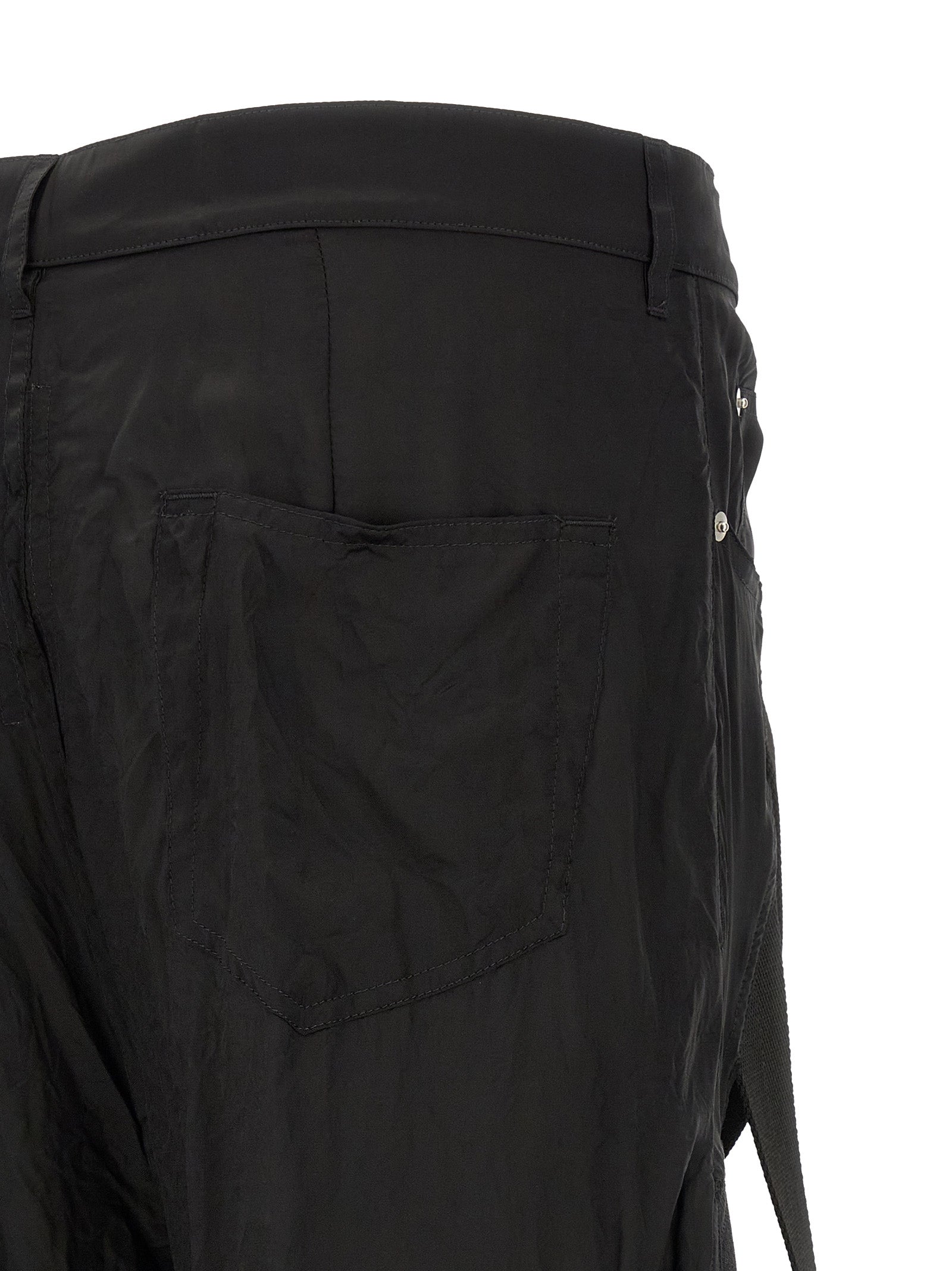 Rick Owens Schwarze Kupfer Schlaghose