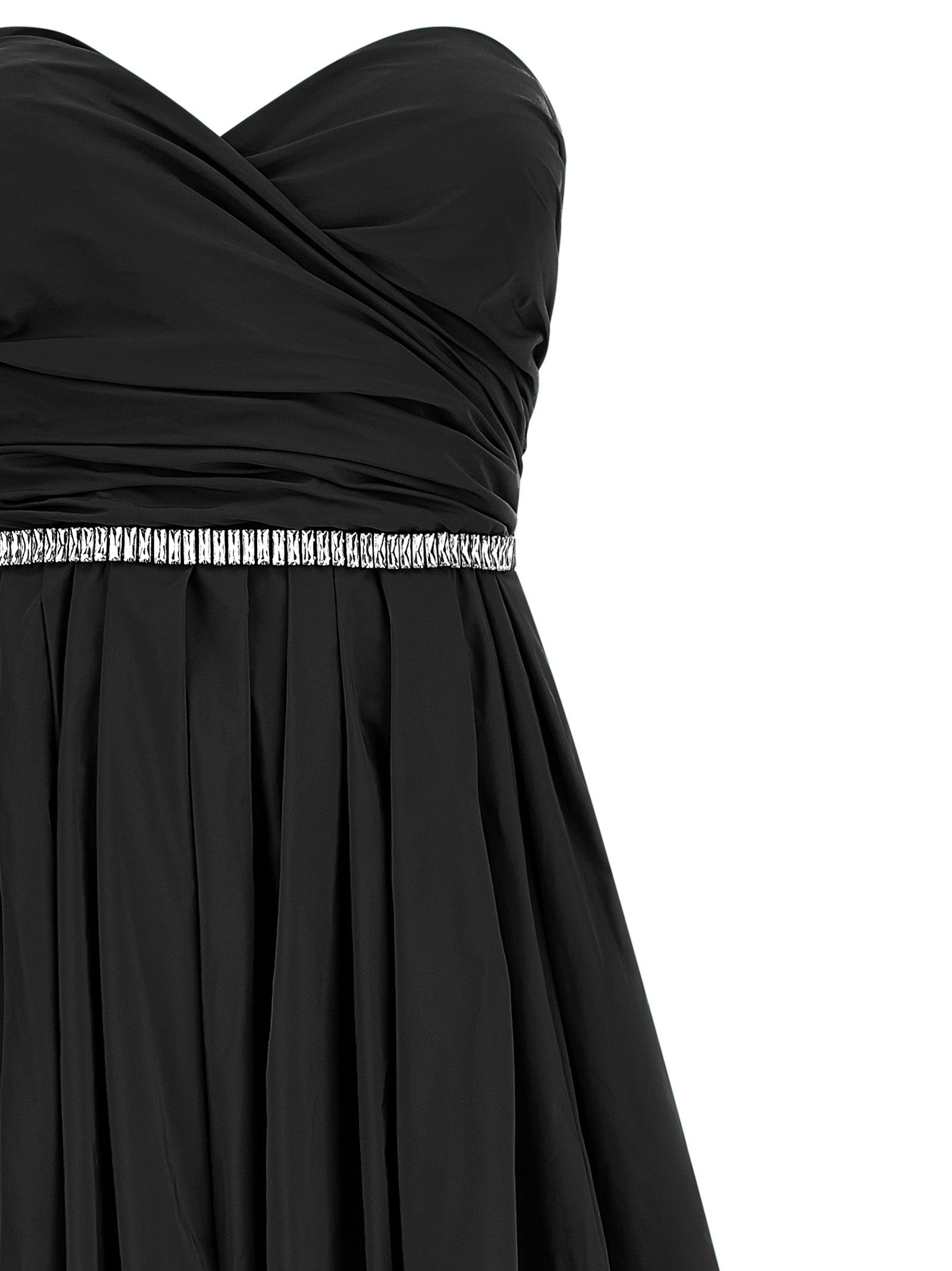 PINKO Schwarzes Maxikleid aus Polyester