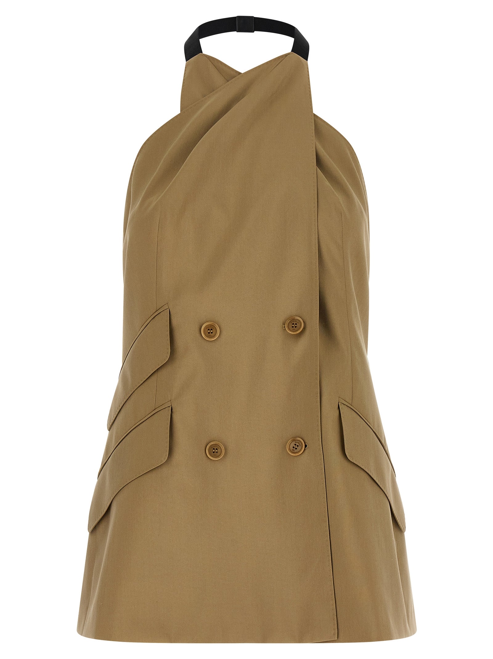 Max Mara Mantel aus reiner Schurwolle in Beige