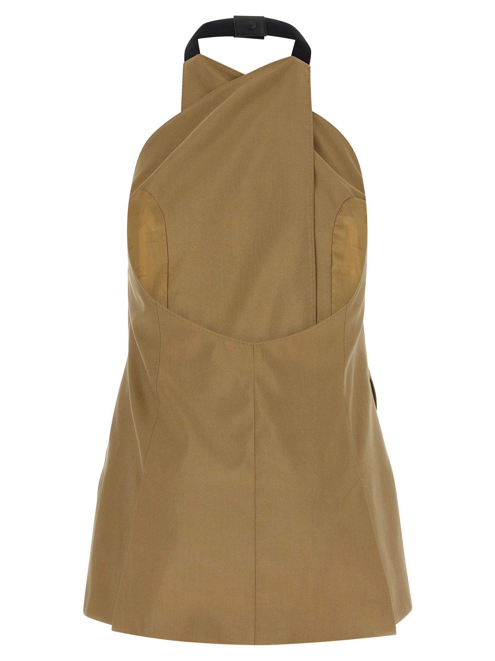 Max Mara Mantel aus reiner Schurwolle in Beige