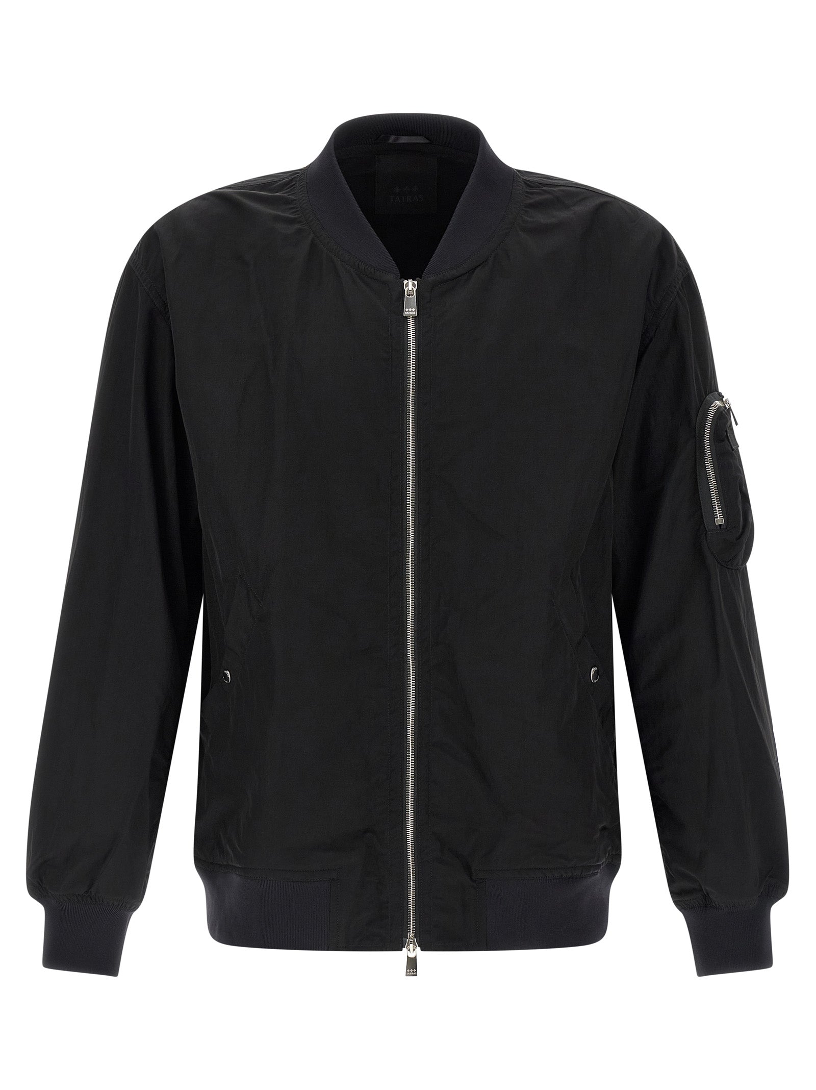 Tatras Schwarzer Nylon-Bomber
