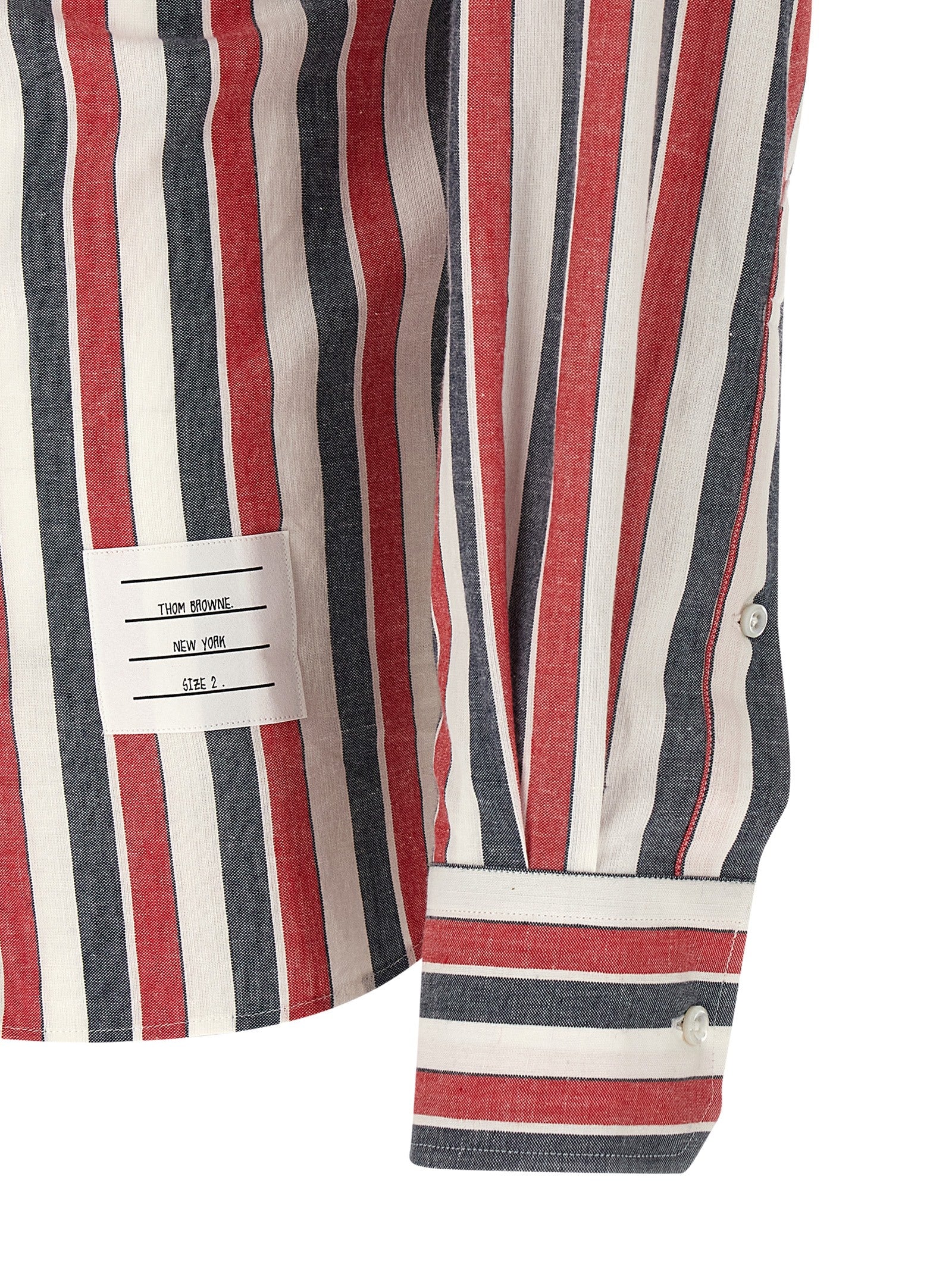 Thom Browne Mehrfarbige Baumwollbluse