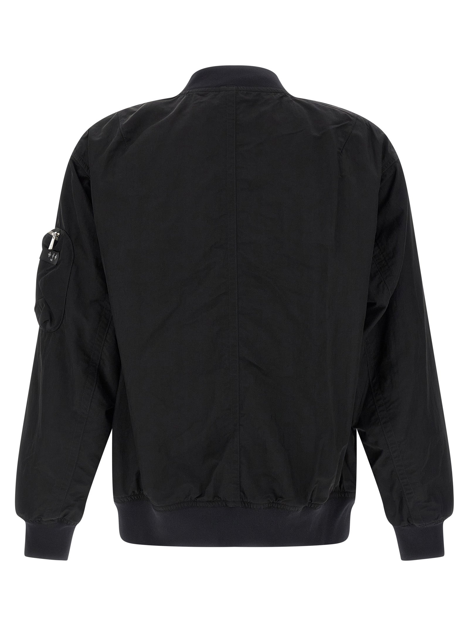Tatras Schwarzer Nylon-Bomber